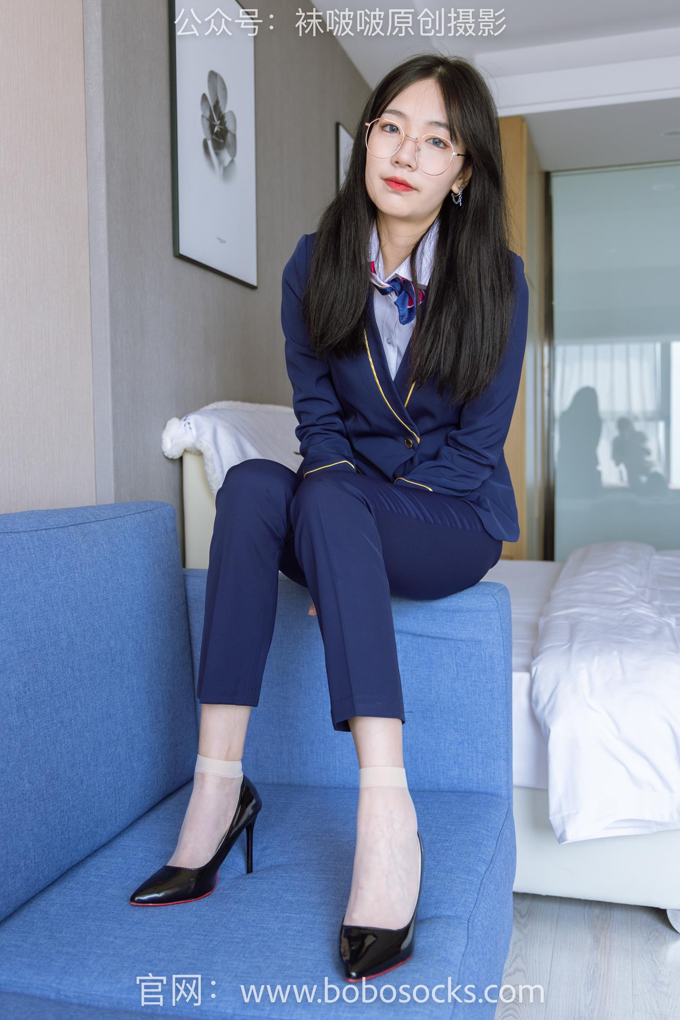 图片[34]-[BoBoSocks袜啵啵]NO.139 小甜豆-高跟鞋、短肉丝、空姐制服 (1) [72P] – 速更版-美库