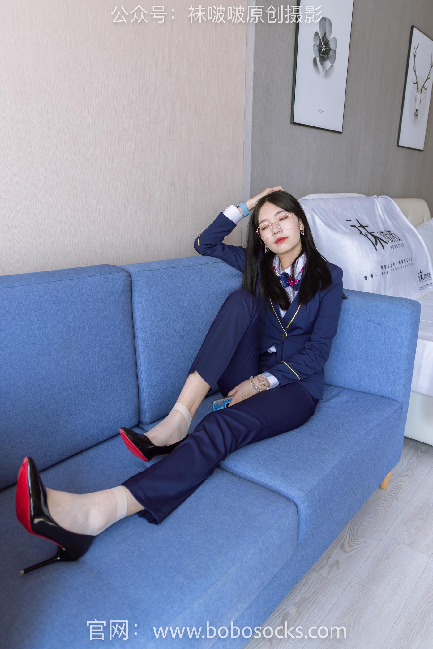 图片[38]-[BoBoSocks袜啵啵]NO.139 小甜豆-高跟鞋、短肉丝、空姐制服 (1) [72P] – 速更版-美库