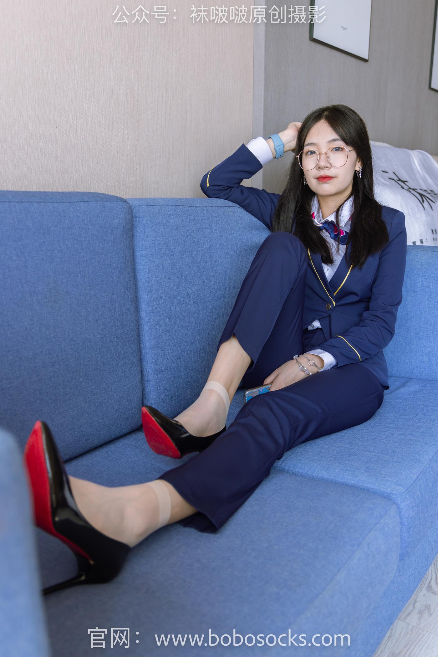 图片[41]-[BoBoSocks袜啵啵]NO.139 小甜豆-高跟鞋、短肉丝、空姐制服 (1) [72P] – 速更版-美库