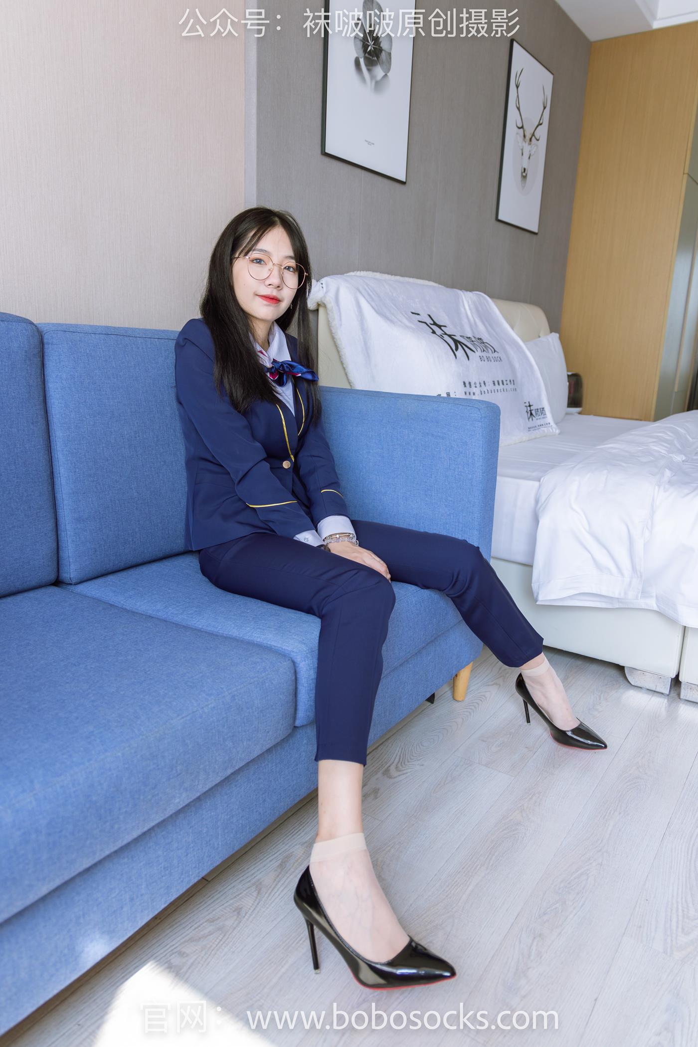图片[58]-[BoBoSocks袜啵啵]NO.139 小甜豆-高跟鞋、短肉丝、空姐制服 (1) [72P] – 速更版-美库