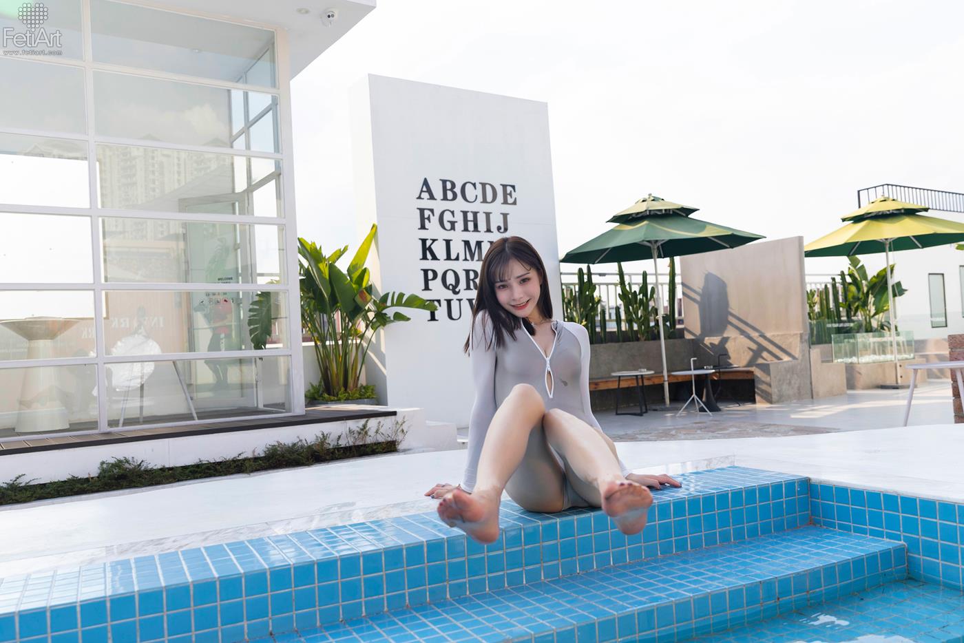 图片[46]-[FetiArt尚物集]NO.021 Sunbath In Summer MODEL-Kiko[45+1P] – 速更版-美库