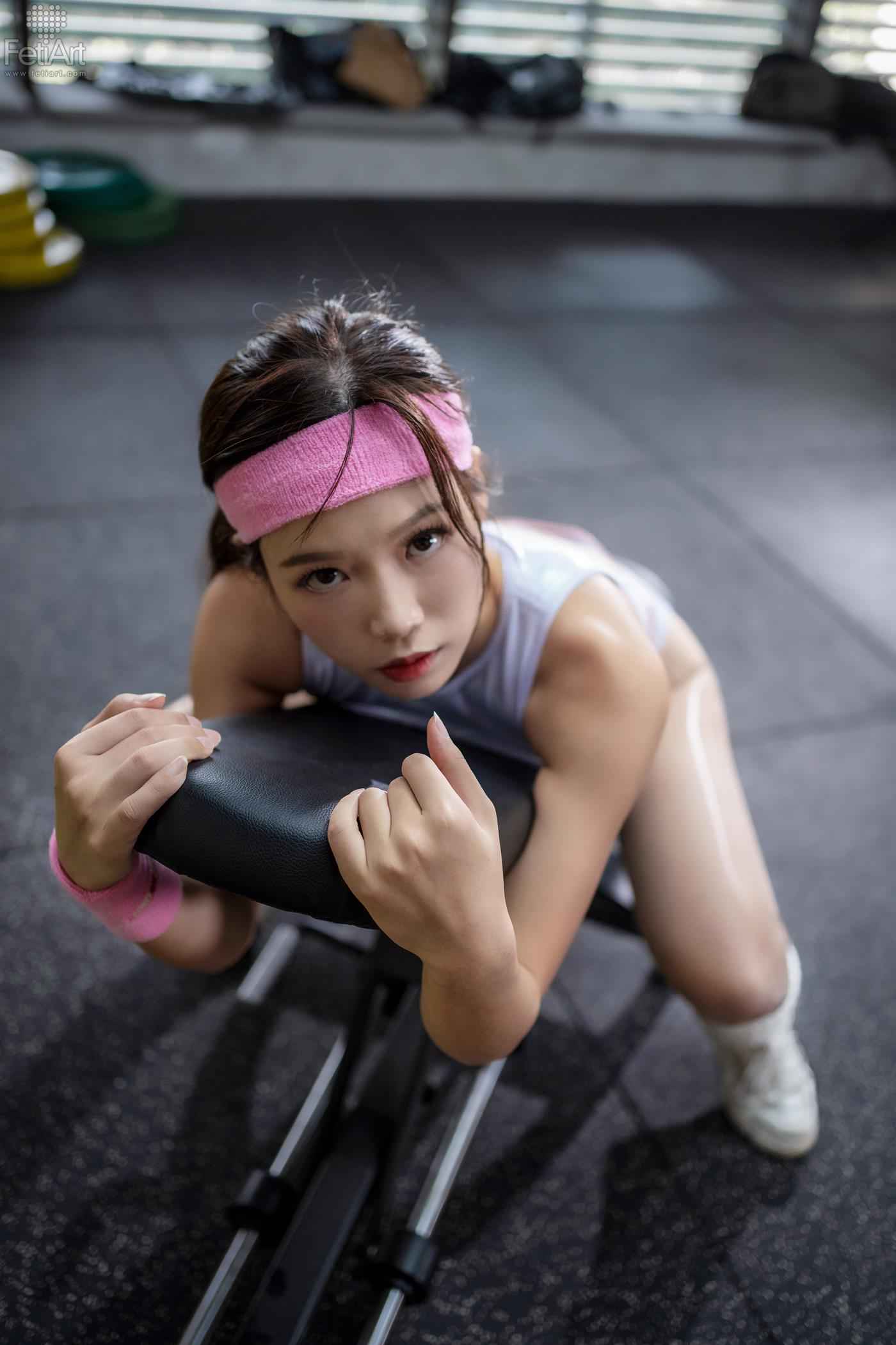 图片[46]-[FetiArt尚物集]NO.023 Let’s Workout!!! MODEL-Arina[52+1P] – 速更版-美库