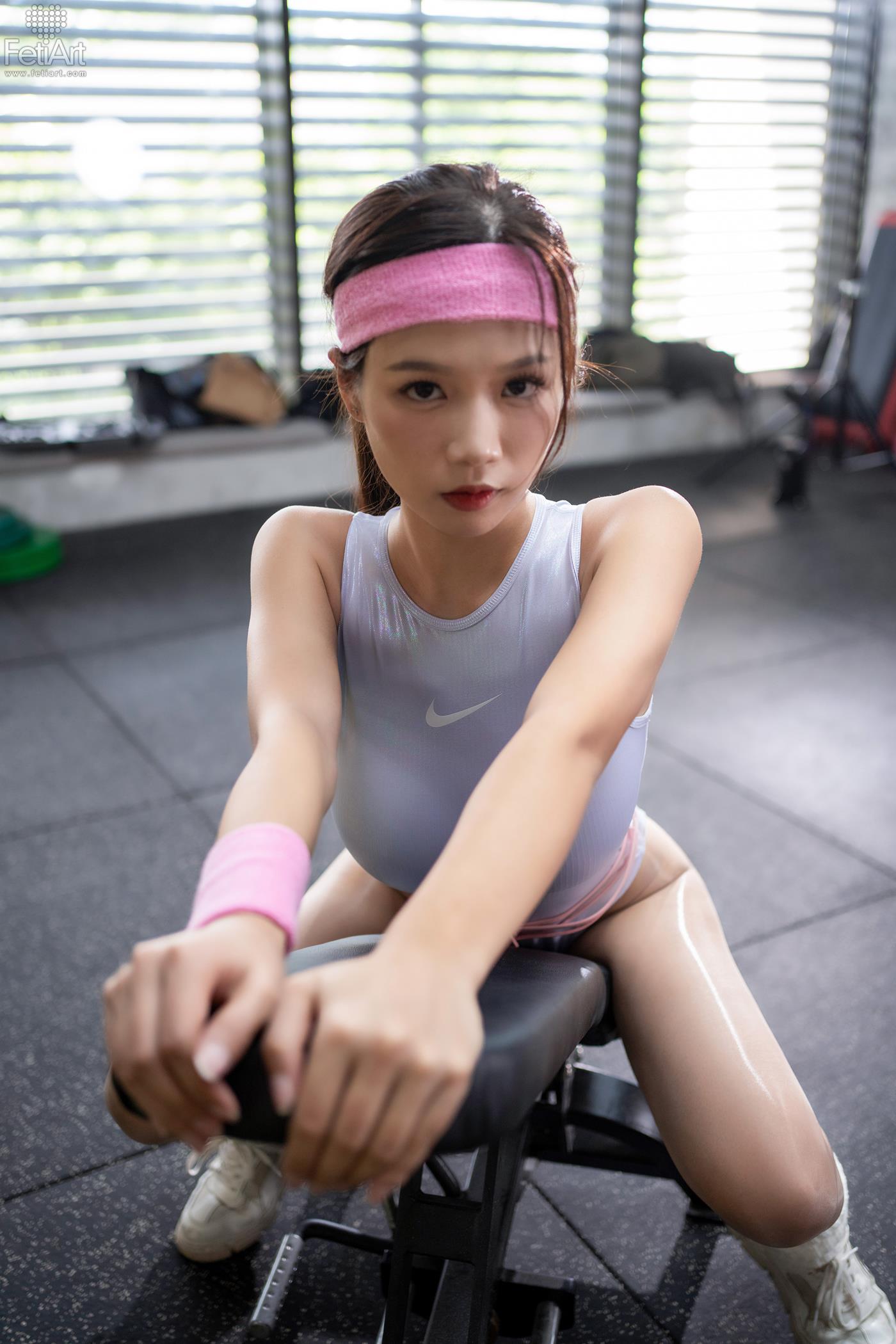 图片[48]-[FetiArt尚物集]NO.023 Let’s Workout!!! MODEL-Arina[52+1P] – 速更版-美库