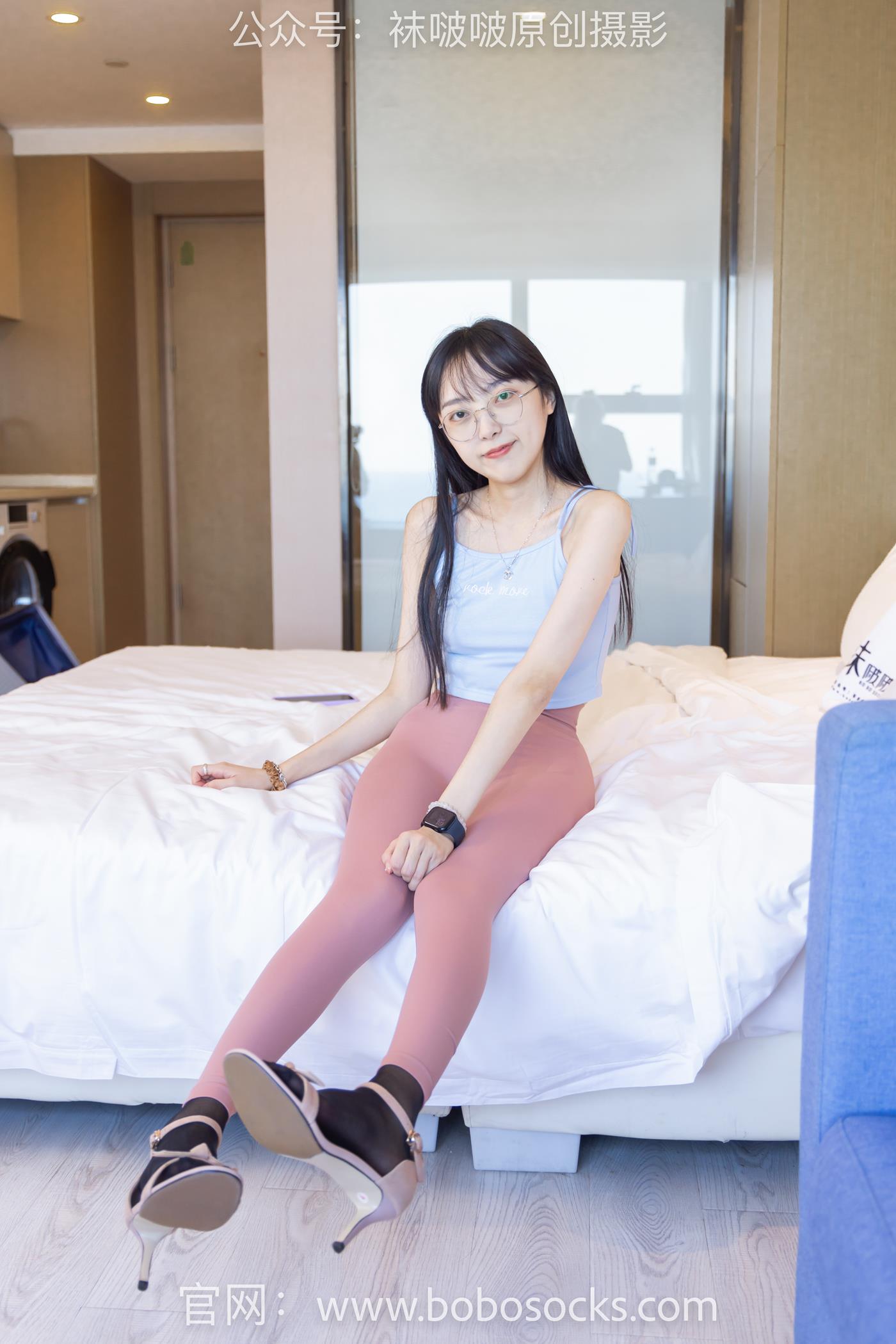 [BoBoSocks袜啵啵]NO.140 稚予-高跟鞋、瑜伽裤裤里丝、肉丝、黑丝 (1) [84P] - 速更版-绅士图