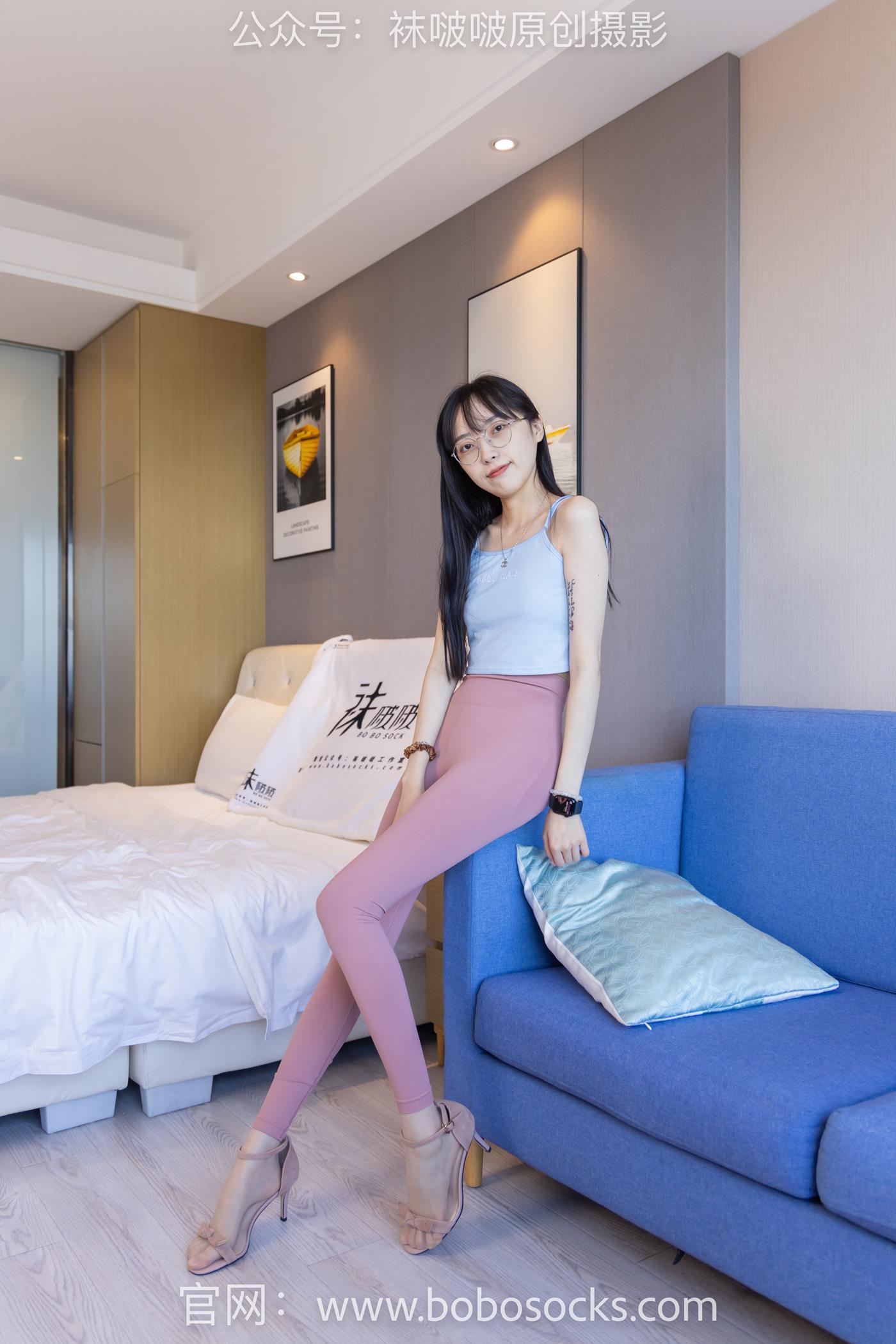 图片[13]-[BoBoSocks袜啵啵]NO.140 稚予-高跟鞋、瑜伽裤裤里丝、肉丝、黑丝 (1) [84P] – 速更版-美库