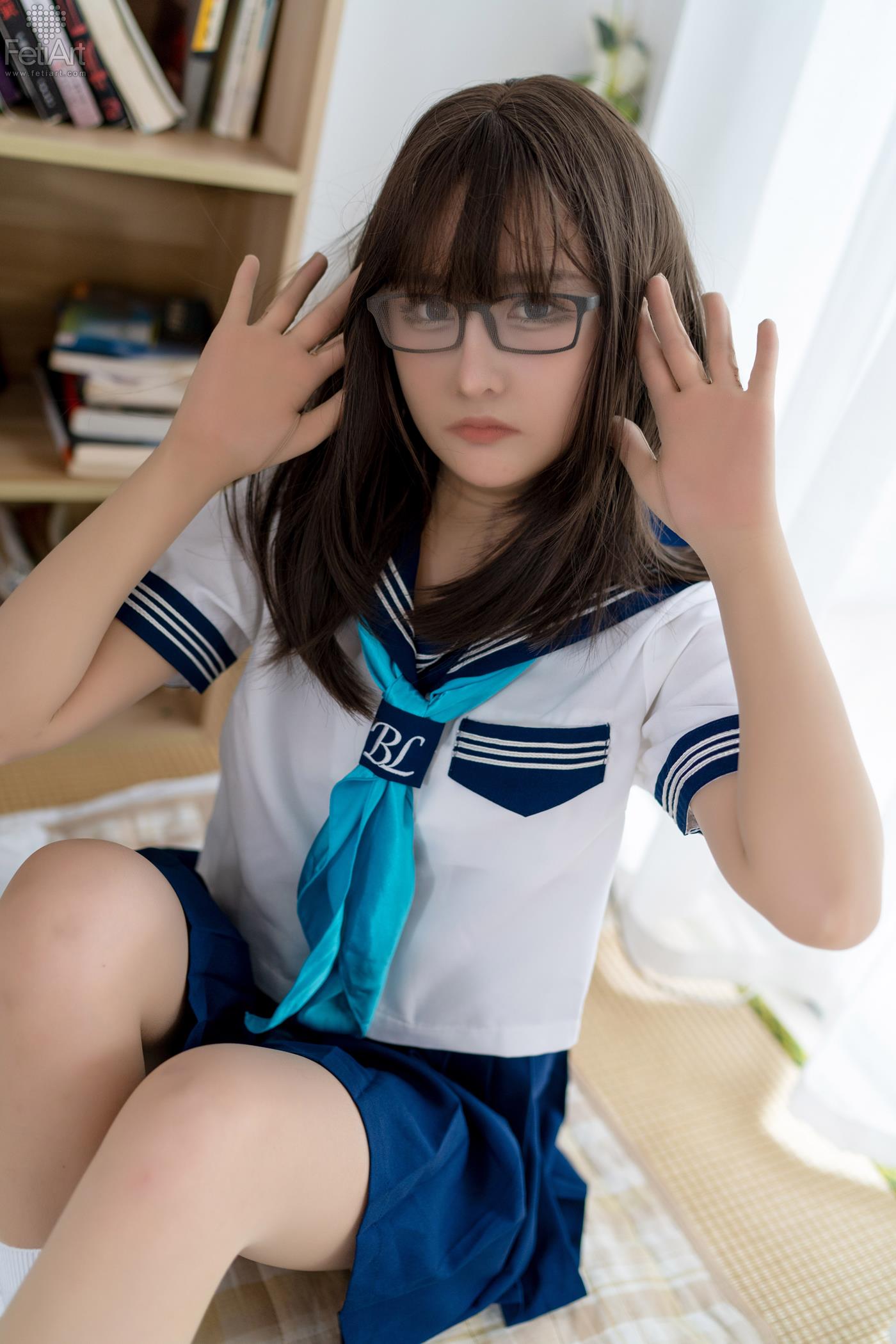 图片[13]-[FetiArt尚物集]NO.026 Nylon Skin Encasement JK MODEL-Michi[25+1P] – 速更版-美库