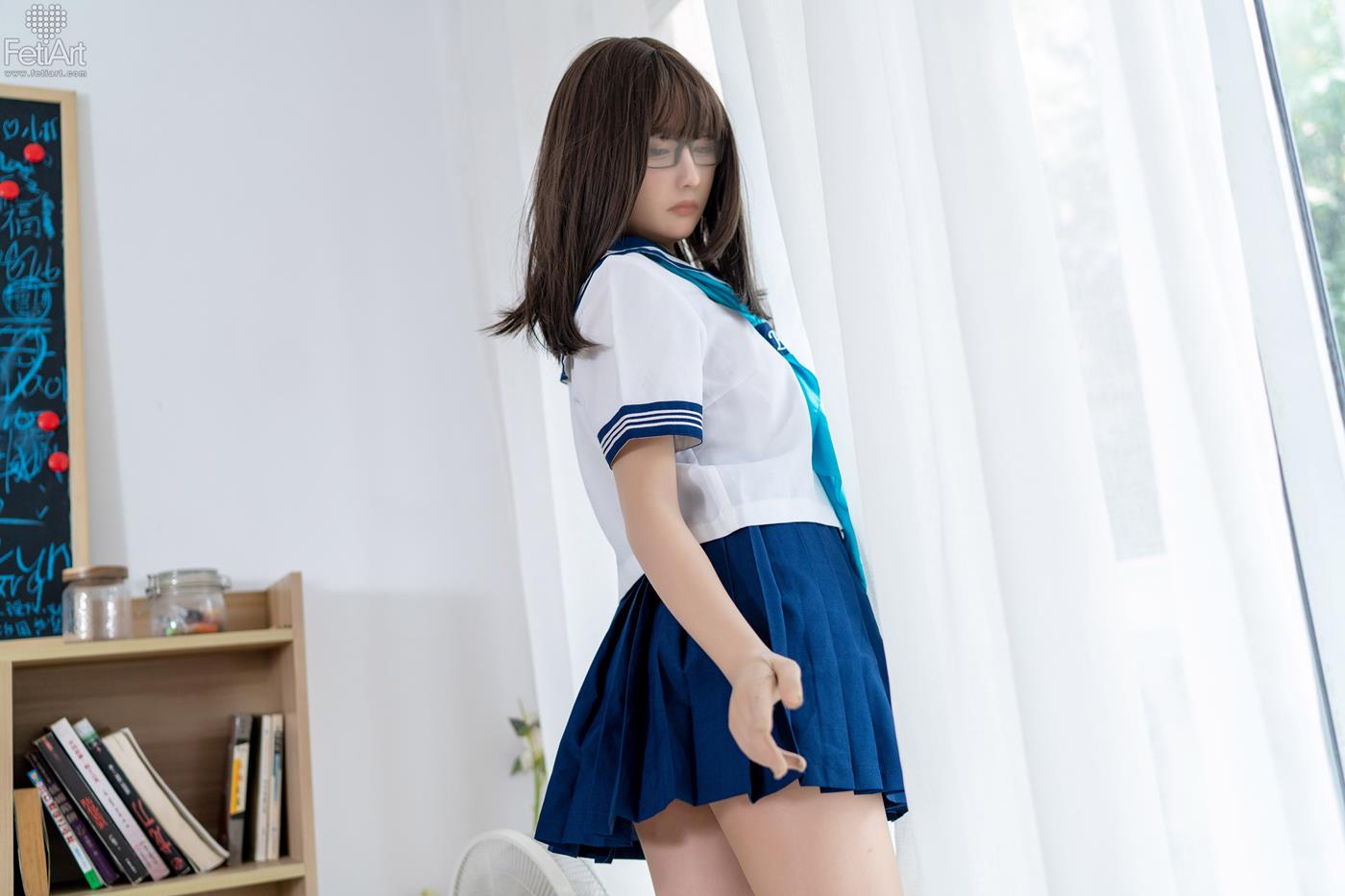 图片[21]-[FetiArt尚物集]NO.026 Nylon Skin Encasement JK MODEL-Michi[25+1P] – 速更版-美库