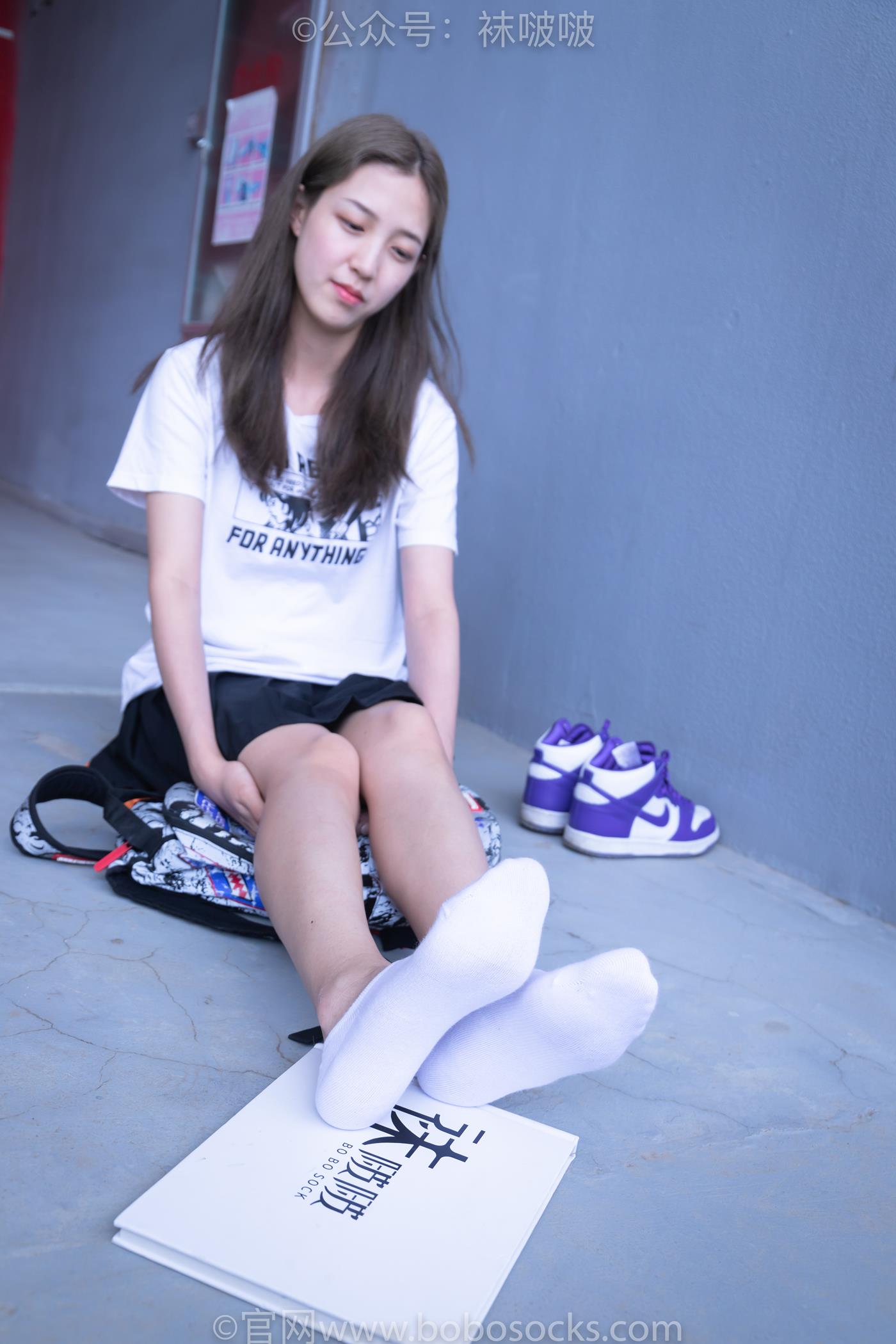 图片[11]-[BoBoSocks袜啵啵]积分限定作品 NO.002 泡芙- AJ、白色棉质船袜、裸足[135P] – 速更版-美库