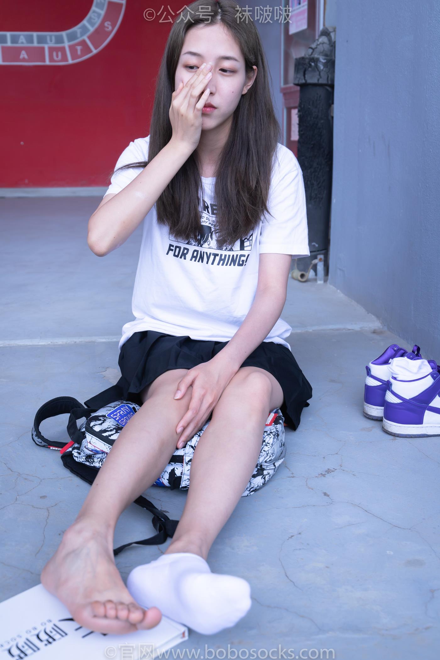 图片[23]-[BoBoSocks袜啵啵]积分限定作品 NO.002 泡芙- AJ、白色棉质船袜、裸足[135P] – 速更版-美库