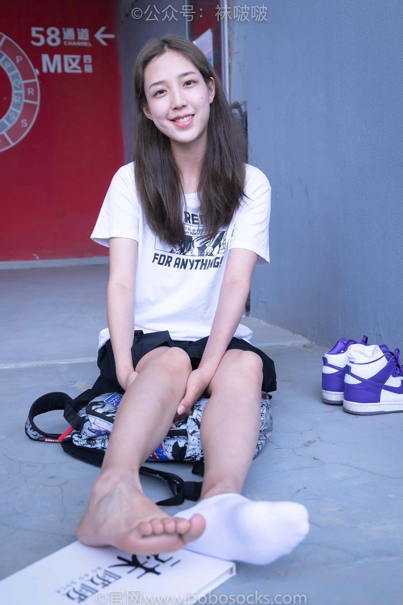 图片[25]-[BoBoSocks袜啵啵]积分限定作品 NO.002 泡芙- AJ、白色棉质船袜、裸足[135P] – 速更版-美库