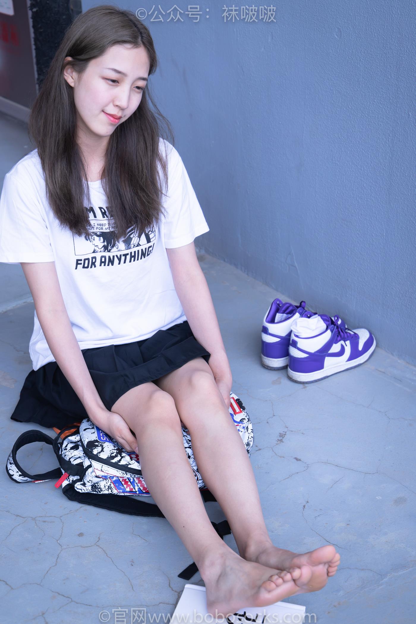 图片[34]-[BoBoSocks袜啵啵]积分限定作品 NO.002 泡芙- AJ、白色棉质船袜、裸足[135P] – 速更版-美库