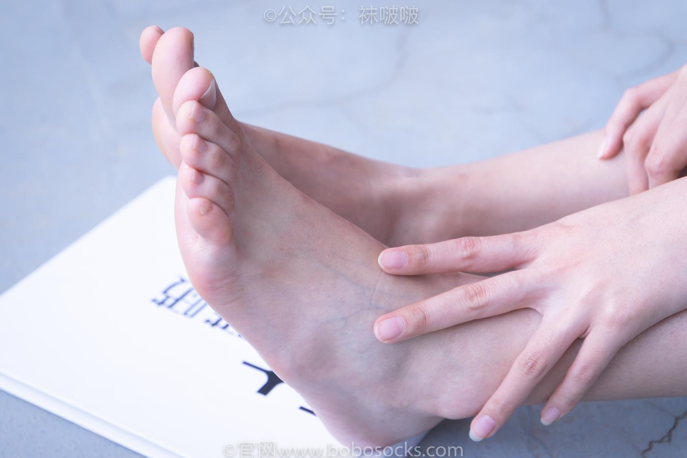 图片[59]-[BoBoSocks袜啵啵]积分限定作品 NO.002 泡芙- AJ、白色棉质船袜、裸足[135P] – 速更版-美库