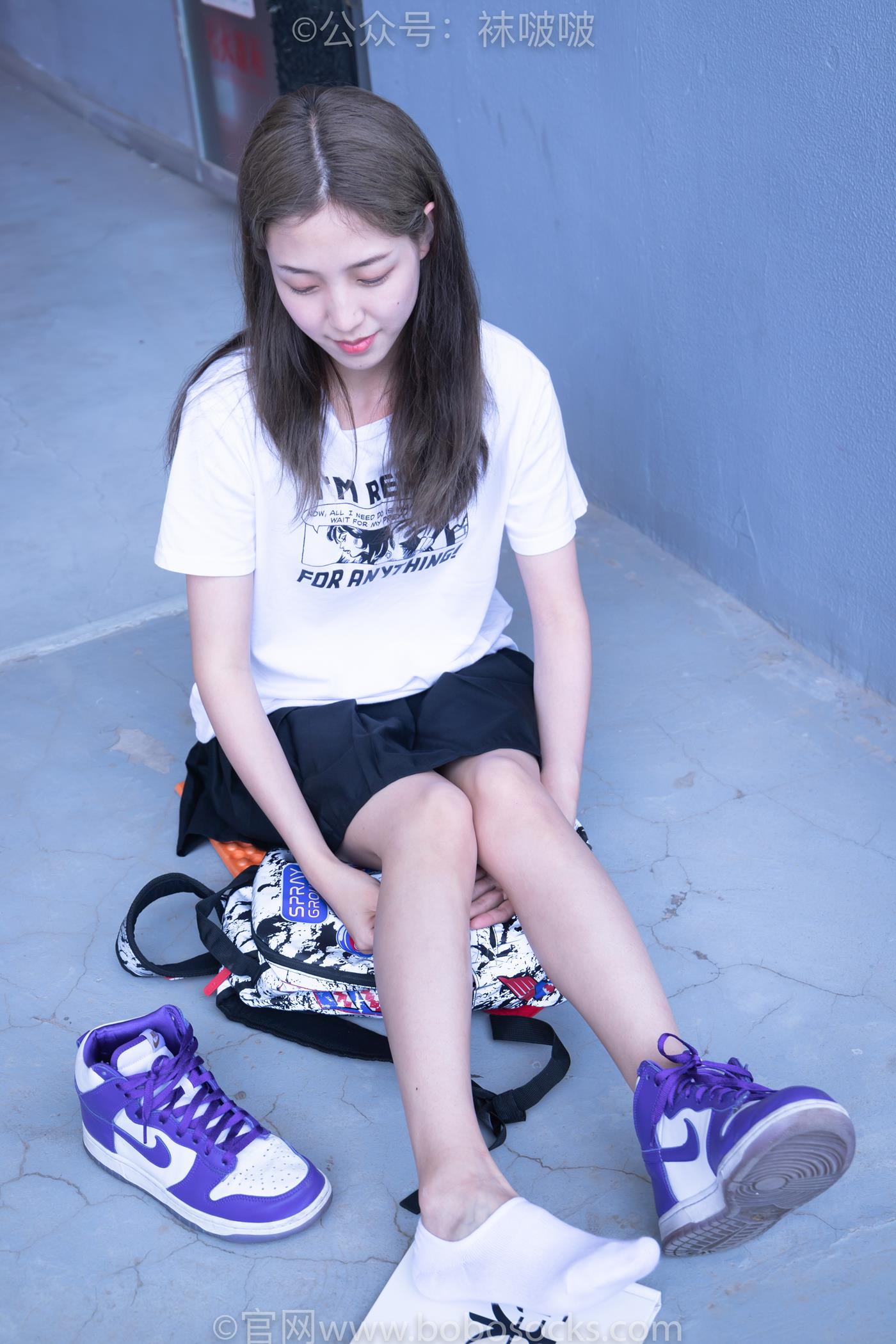 图片[113]-[BoBoSocks袜啵啵]积分限定作品 NO.002 泡芙- AJ、白色棉质船袜、裸足[135P] – 速更版-美库