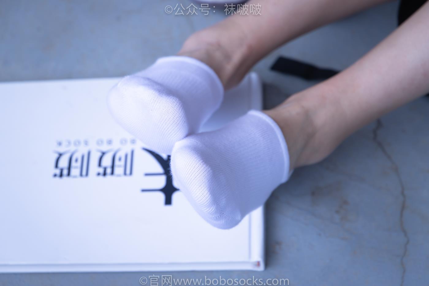 图片[123]-[BoBoSocks袜啵啵]积分限定作品 NO.002 泡芙- AJ、白色棉质船袜、裸足[135P] – 速更版-美库