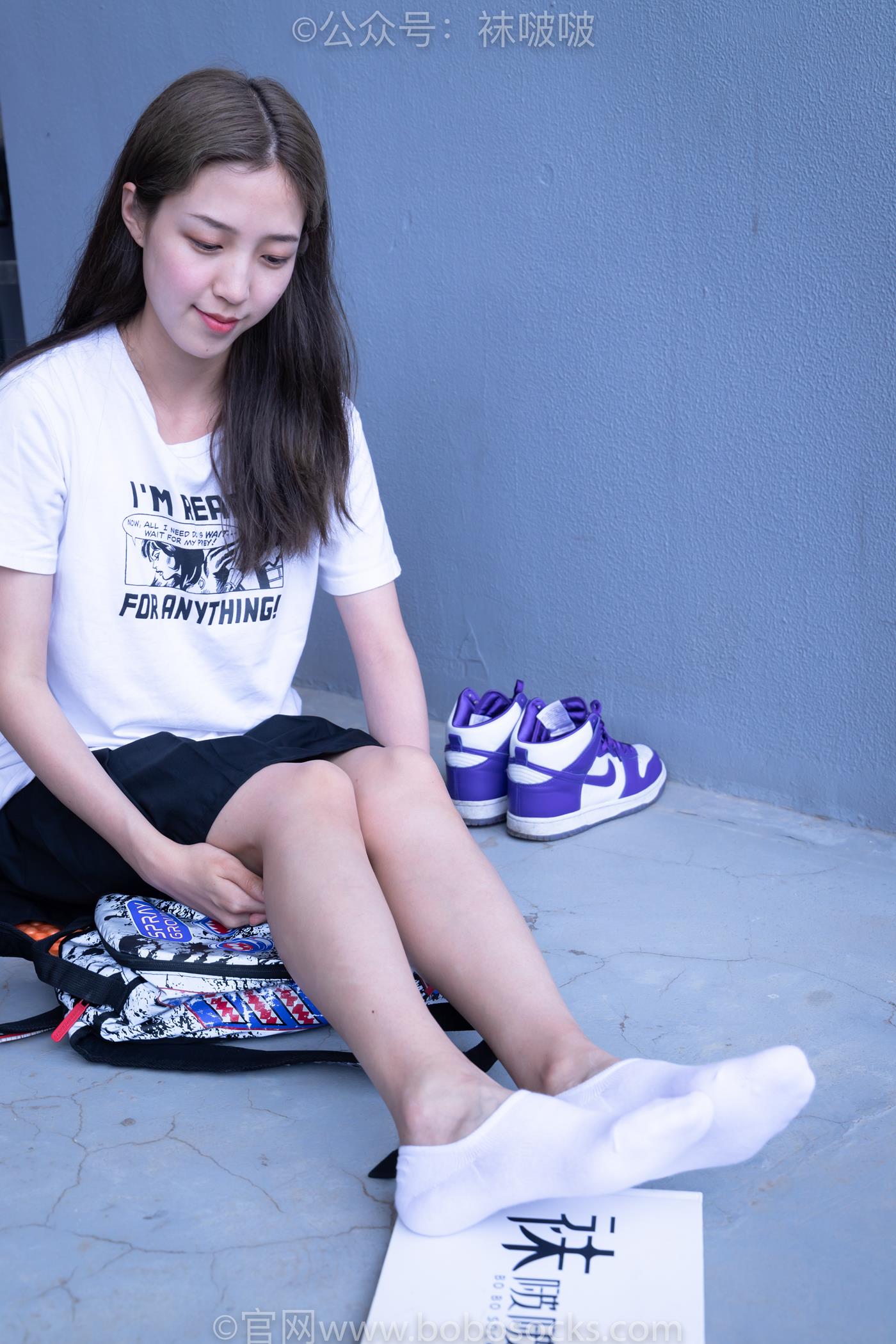 图片[128]-[BoBoSocks袜啵啵]积分限定作品 NO.002 泡芙- AJ、白色棉质船袜、裸足[135P] – 速更版-美库