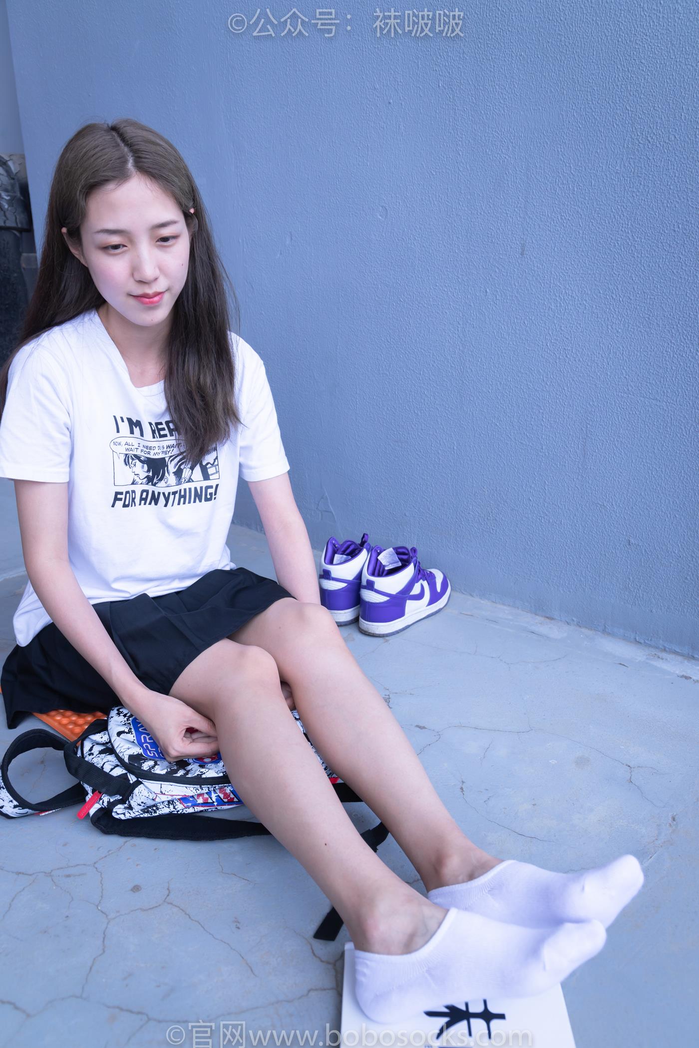 图片[133]-[BoBoSocks袜啵啵]积分限定作品 NO.002 泡芙- AJ、白色棉质船袜、裸足[135P] – 速更版-美库