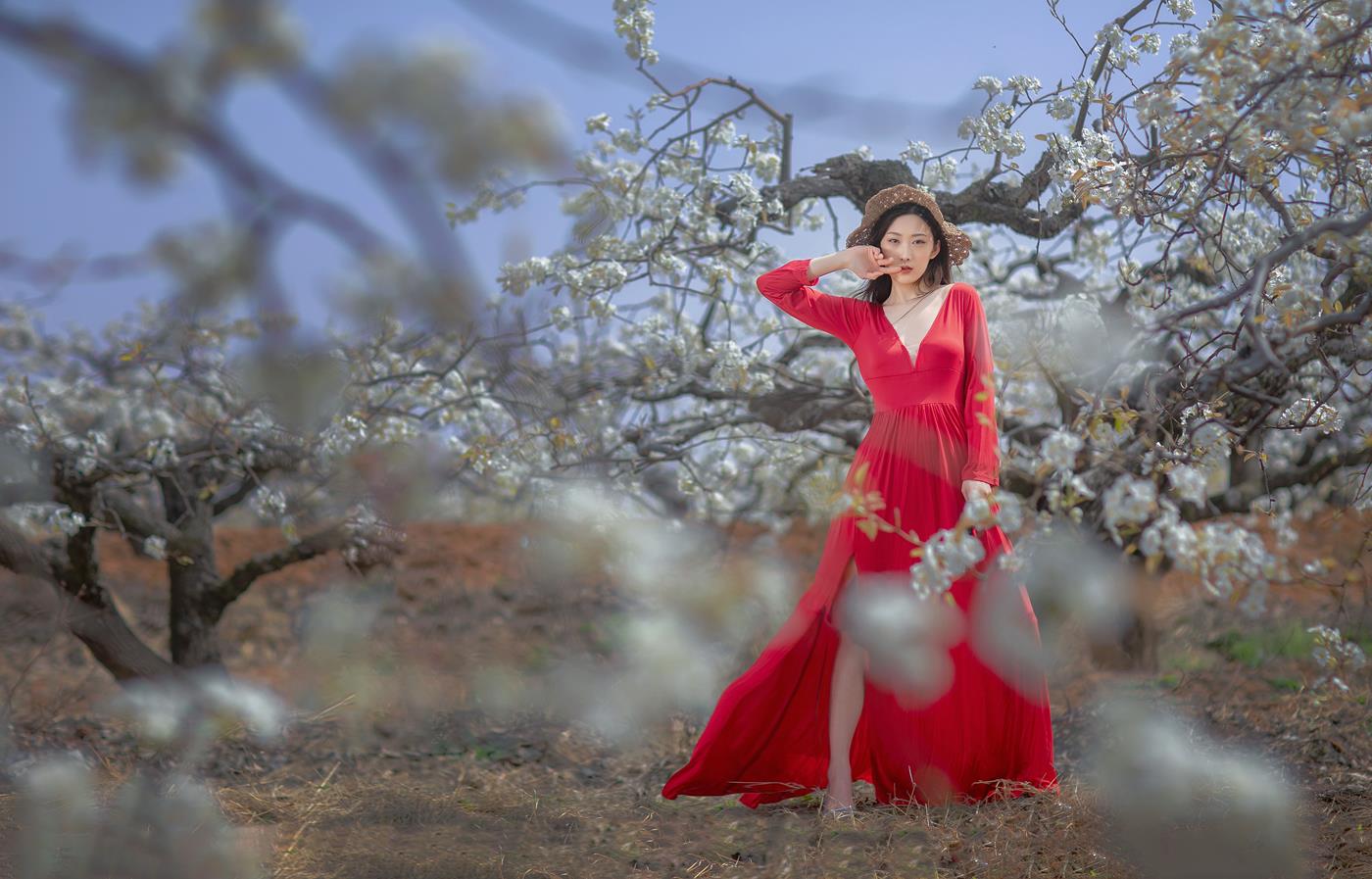 图片[10]-[YITUYU艺图语] 2021.12.22 一袭红妆拂梨花 如意 [32P] – 速更版-美库