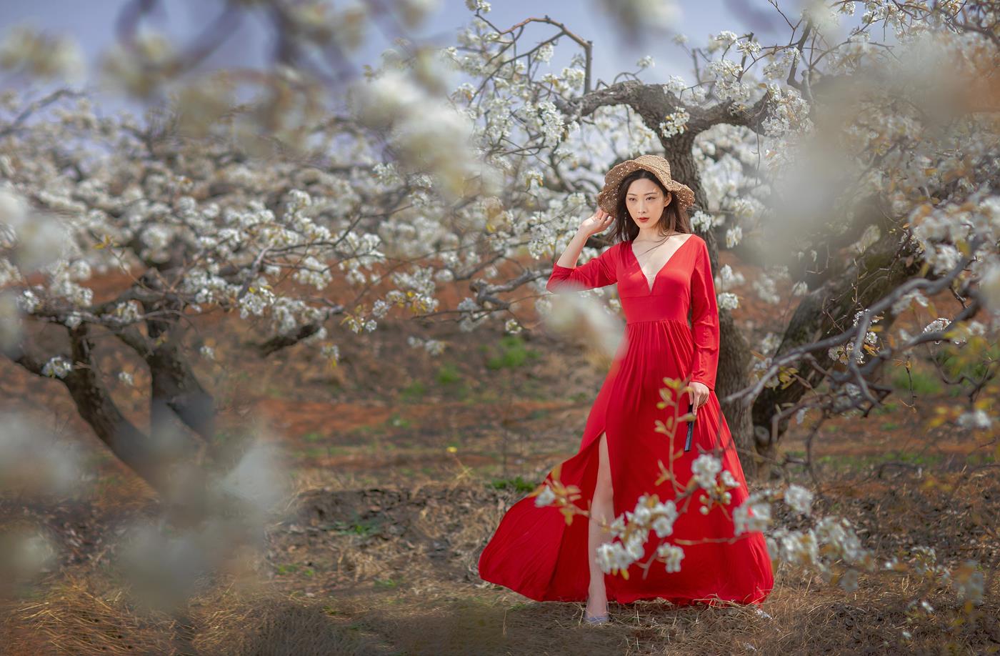 图片[11]-[YITUYU艺图语] 2021.12.22 一袭红妆拂梨花 如意 [32P] – 速更版-美库