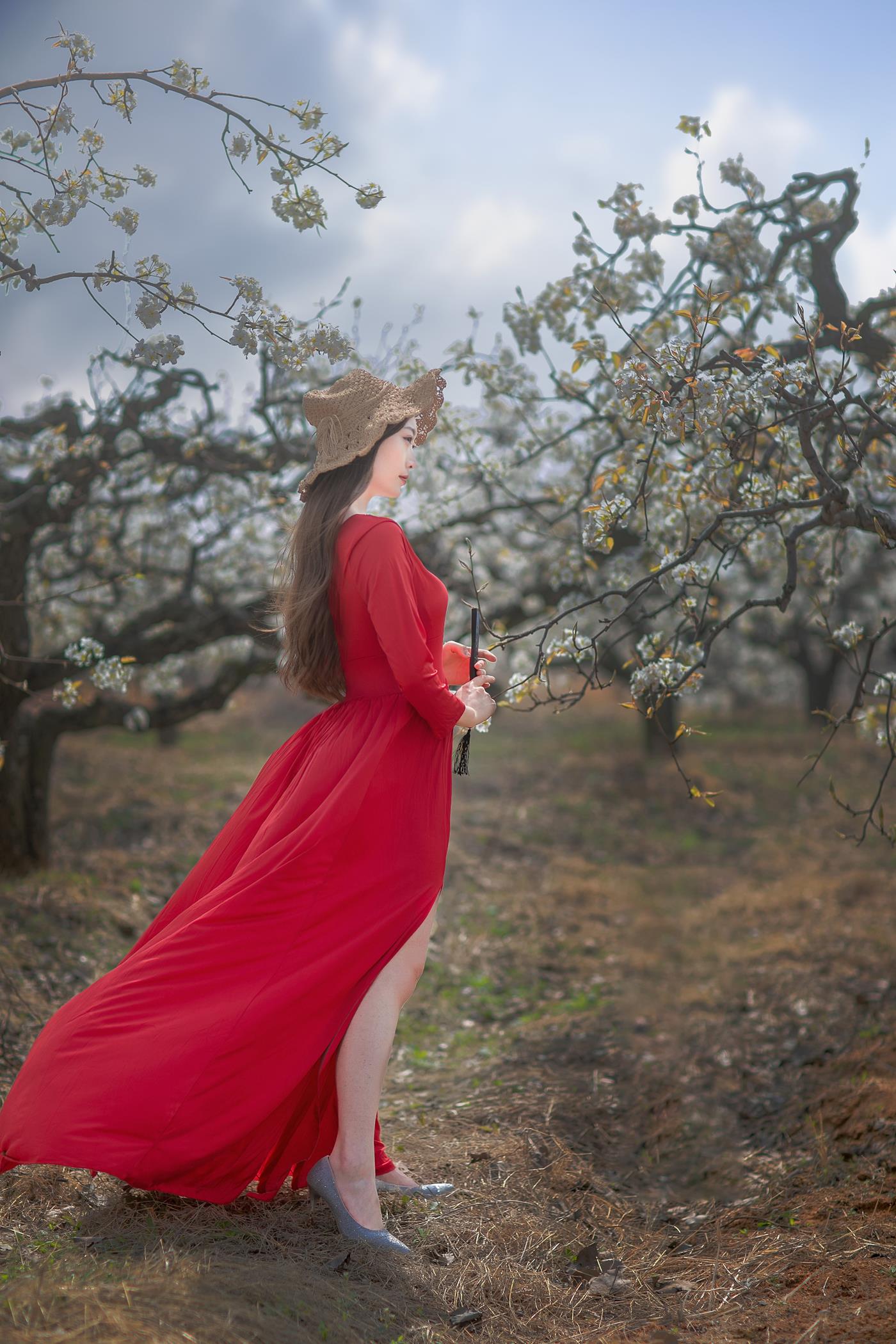 图片[12]-[YITUYU艺图语] 2021.12.22 一袭红妆拂梨花 如意 [32P] – 速更版-美库