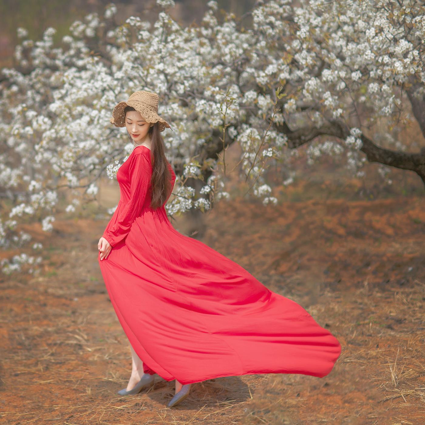 图片[17]-[YITUYU艺图语] 2021.12.22 一袭红妆拂梨花 如意 [32P] – 速更版-美库