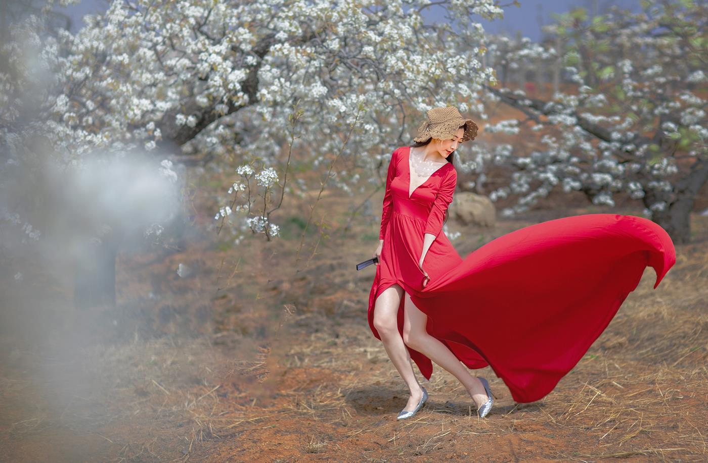 图片[18]-[YITUYU艺图语] 2021.12.22 一袭红妆拂梨花 如意 [32P] – 速更版-美库