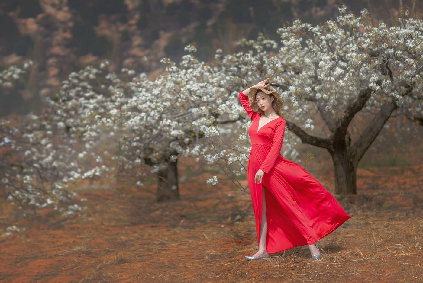 图片[20]-[YITUYU艺图语] 2021.12.22 一袭红妆拂梨花 如意 [32P] – 速更版-美库