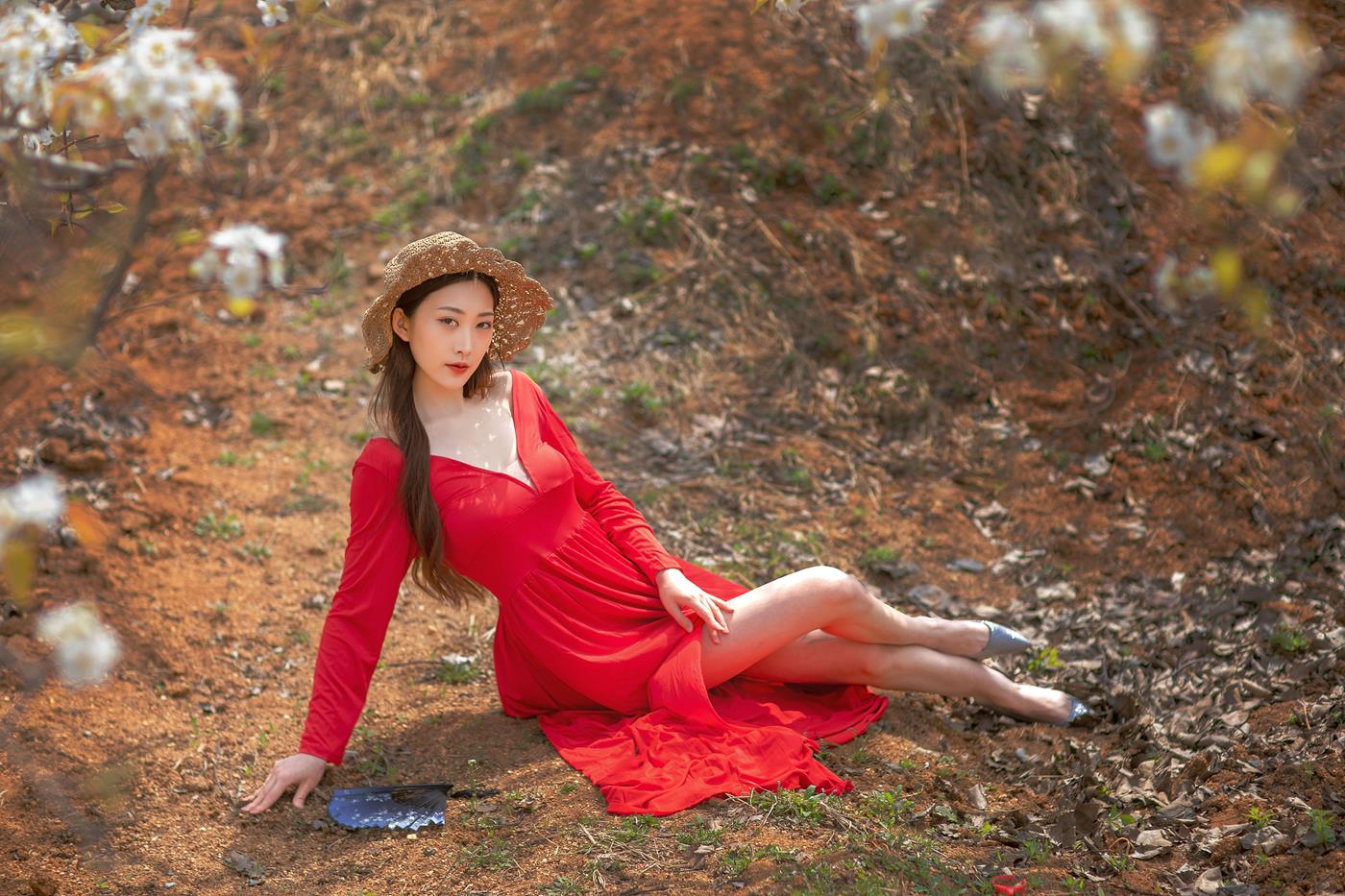 图片[23]-[YITUYU艺图语] 2021.12.22 一袭红妆拂梨花 如意 [32P] – 速更版-美库