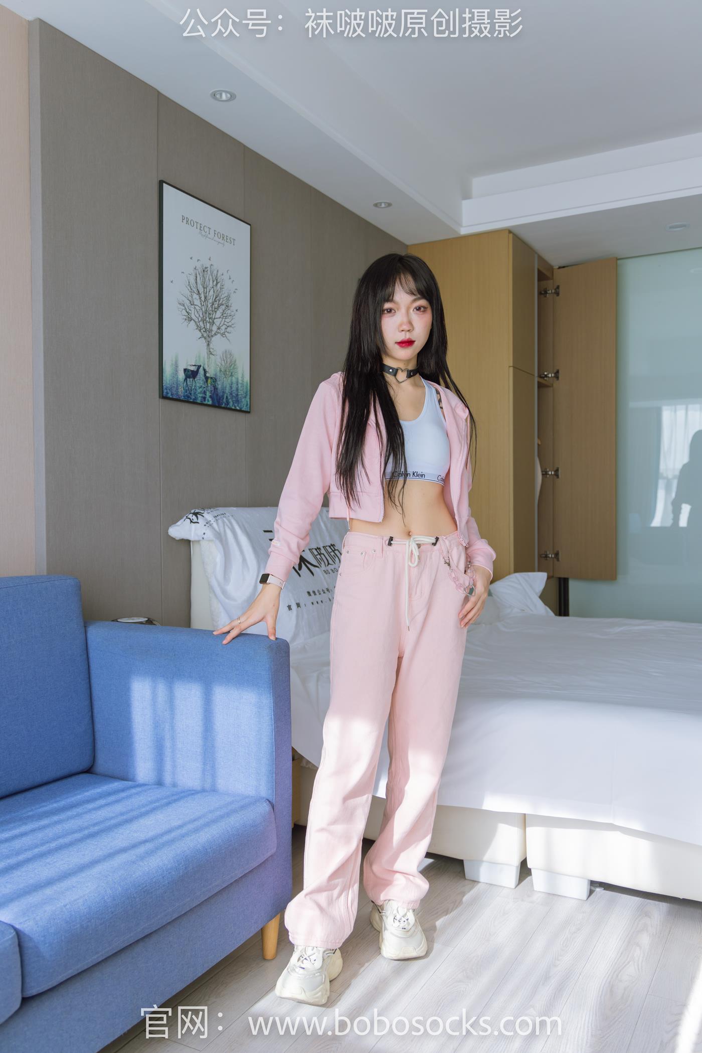 图片[15]-[BoBoSocks袜啵啵]NO.141 周周-运动鞋、白棉袜、裸足 (1) [84P] – 速更版-美库