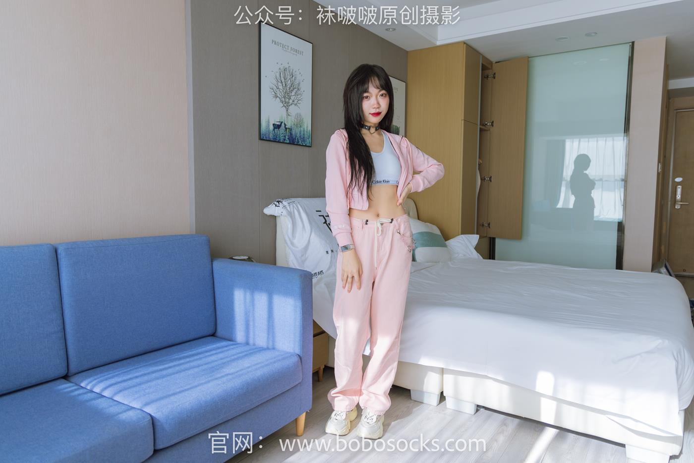 图片[21]-[BoBoSocks袜啵啵]NO.141 周周-运动鞋、白棉袜、裸足 (1) [84P] – 速更版-美库