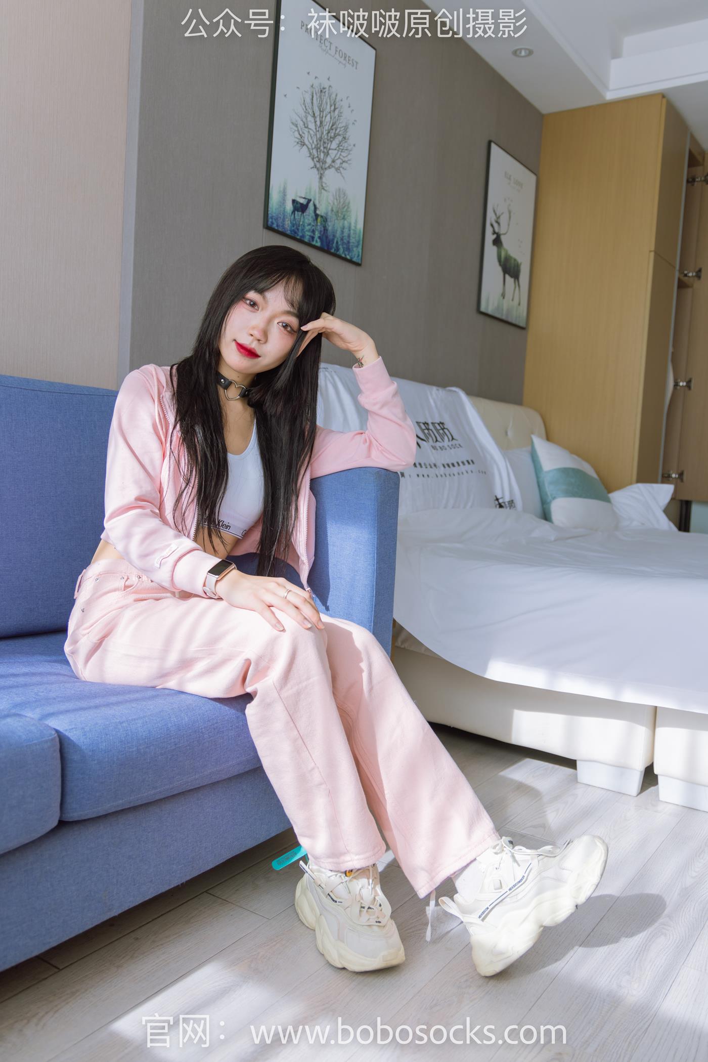 图片[35]-[BoBoSocks袜啵啵]NO.141 周周-运动鞋、白棉袜、裸足 (1) [84P] – 速更版-美库