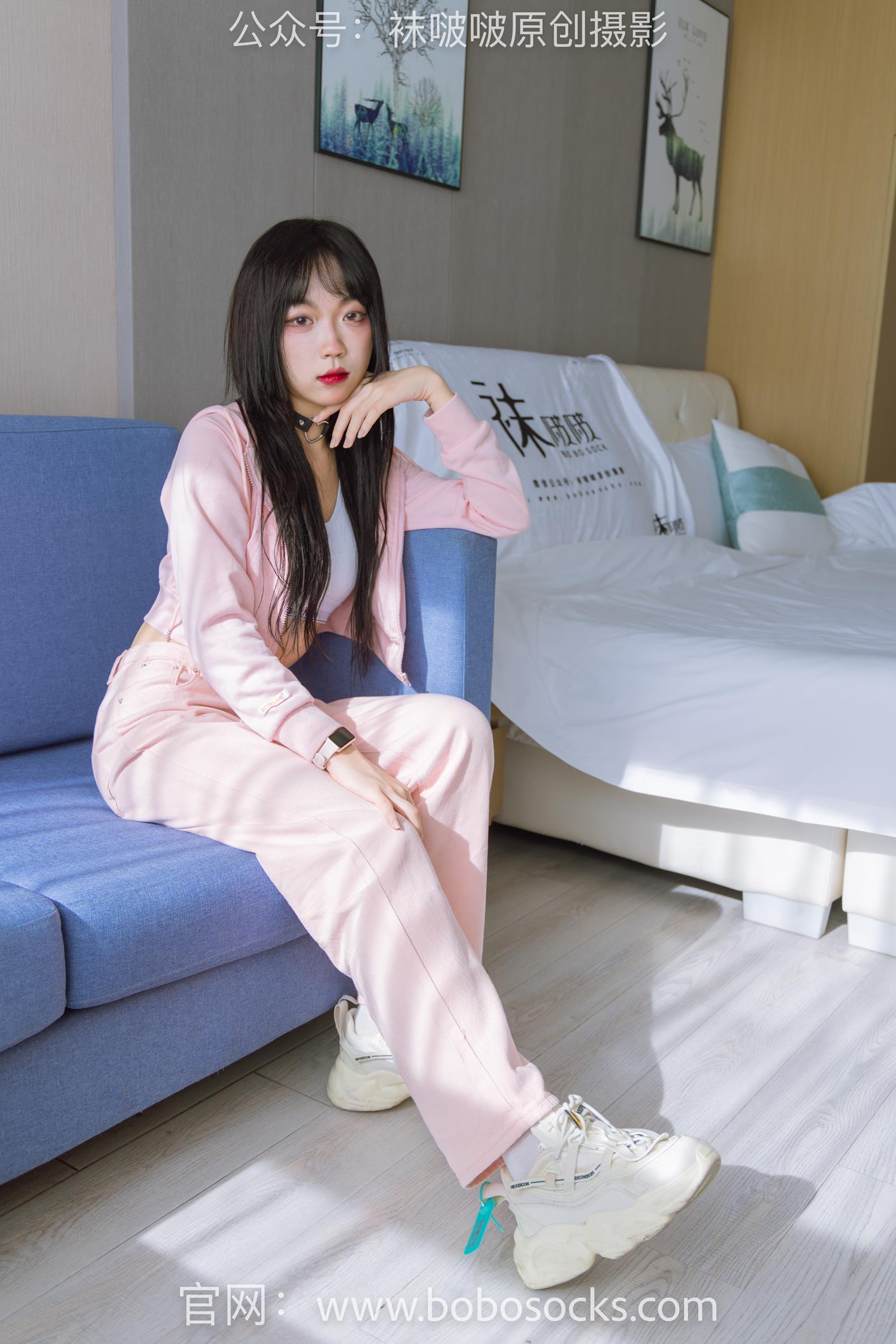 图片[36]-[BoBoSocks袜啵啵]NO.141 周周-运动鞋、白棉袜、裸足 (1) [84P] – 速更版-美库