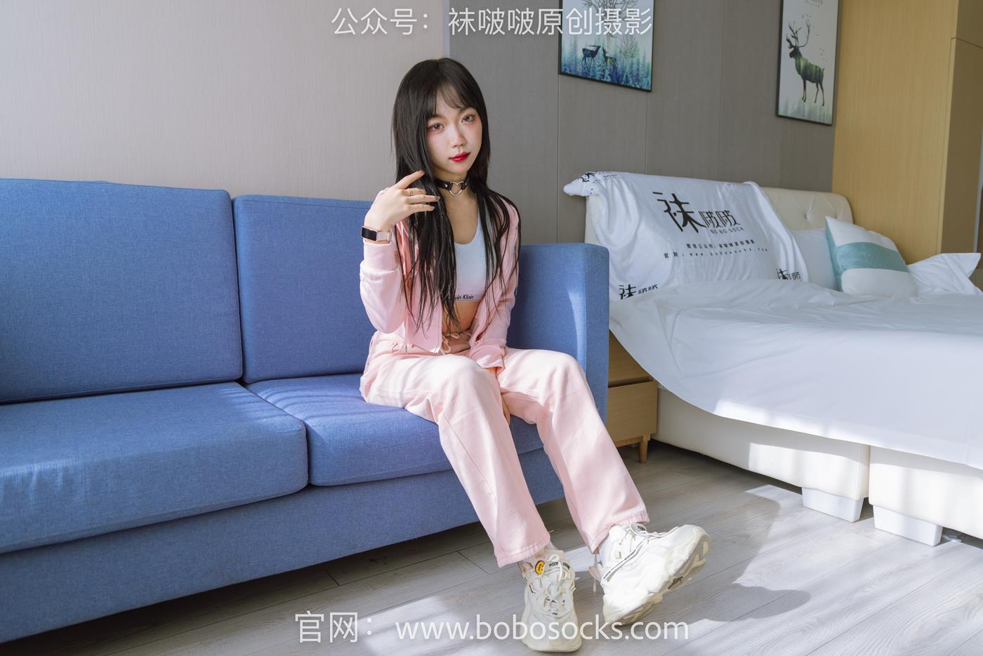 图片[46]-[BoBoSocks袜啵啵]NO.141 周周-运动鞋、白棉袜、裸足 (1) [84P] – 速更版-美库