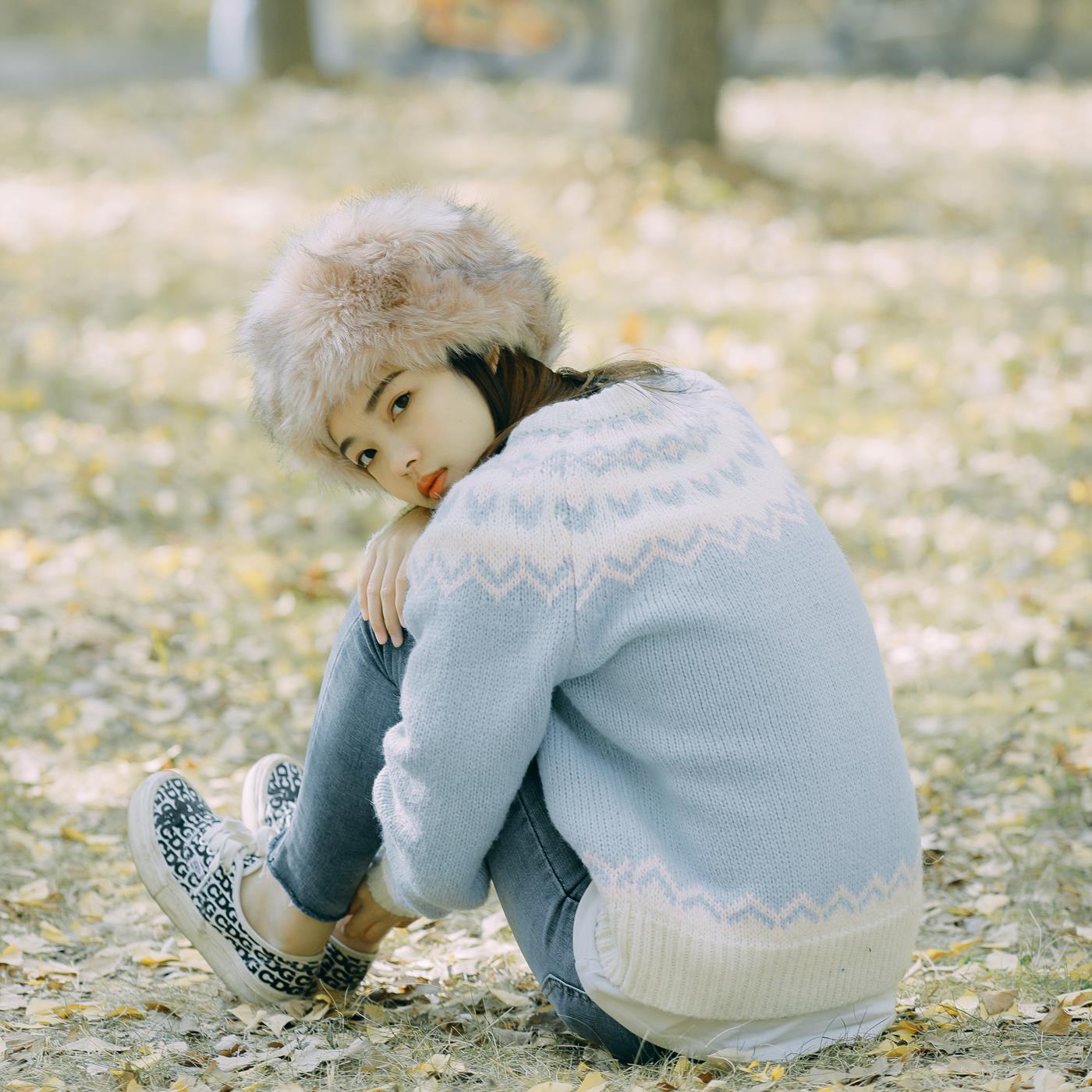 图片[16]-[YITUYU艺图语] 2021.12.23 蓝色的银杏 一鸭咿呀哟 [24P] – 速更版-美库