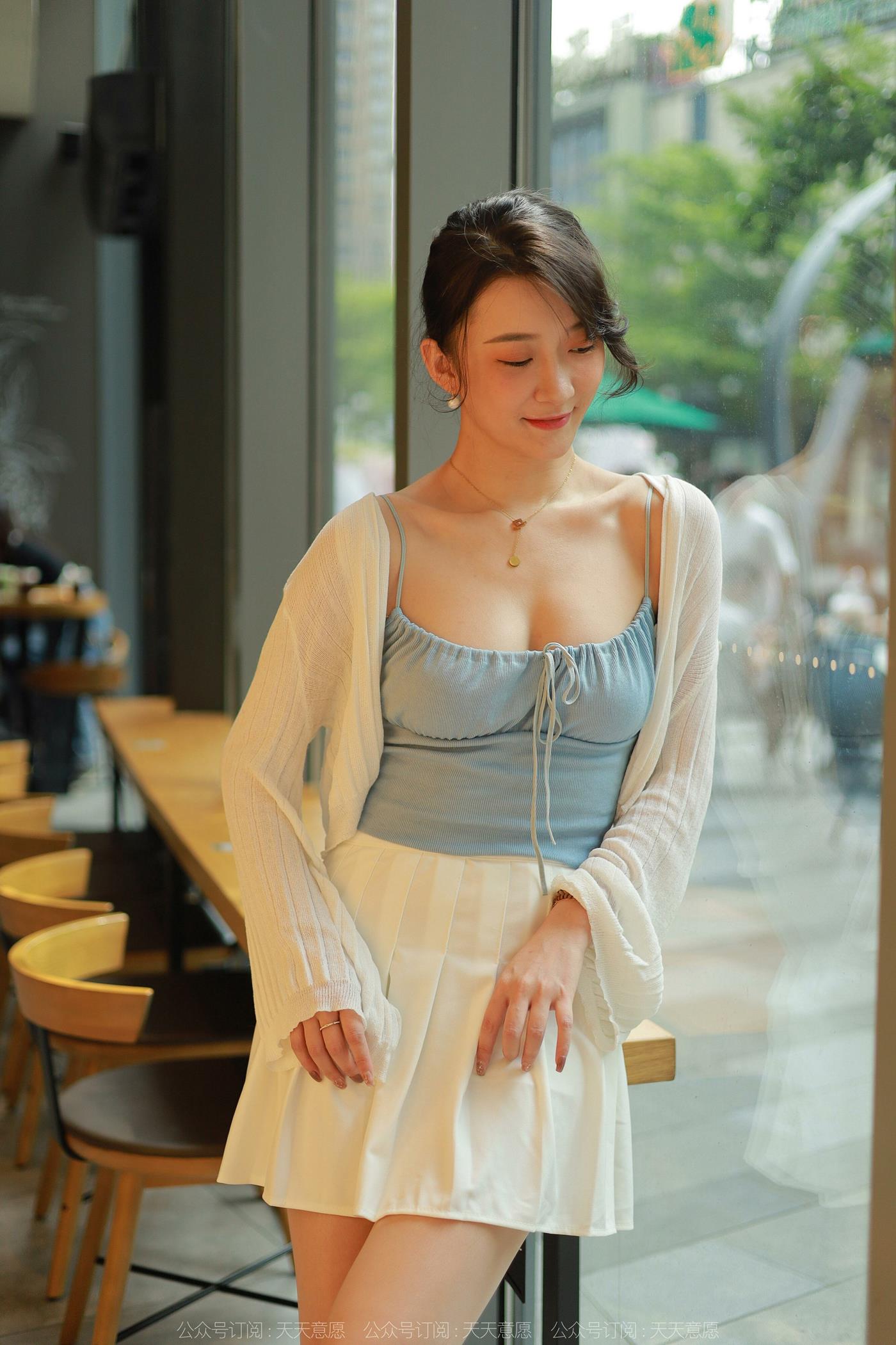 图片[57]-[IESS异思趣向] 2022.06.16 丝享家1119：秋秋《事业线吊带》[91P] – 速更版-美库