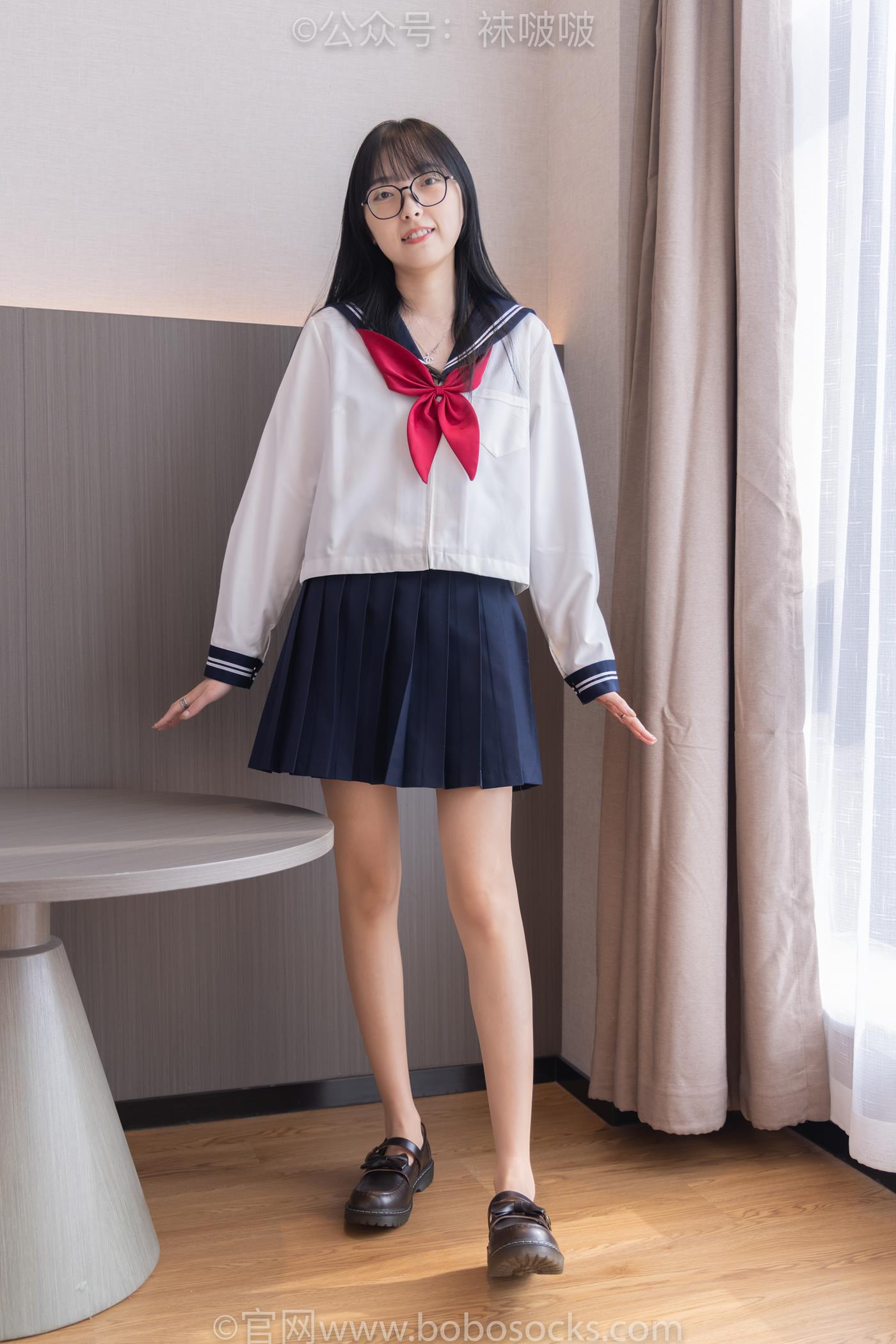 图片[13]-[BoBoSocks袜啵啵]积分限定作品 NO.005 稚予-JK制服、皮鞋、油亮肉丝[133P] – 速更版-美库