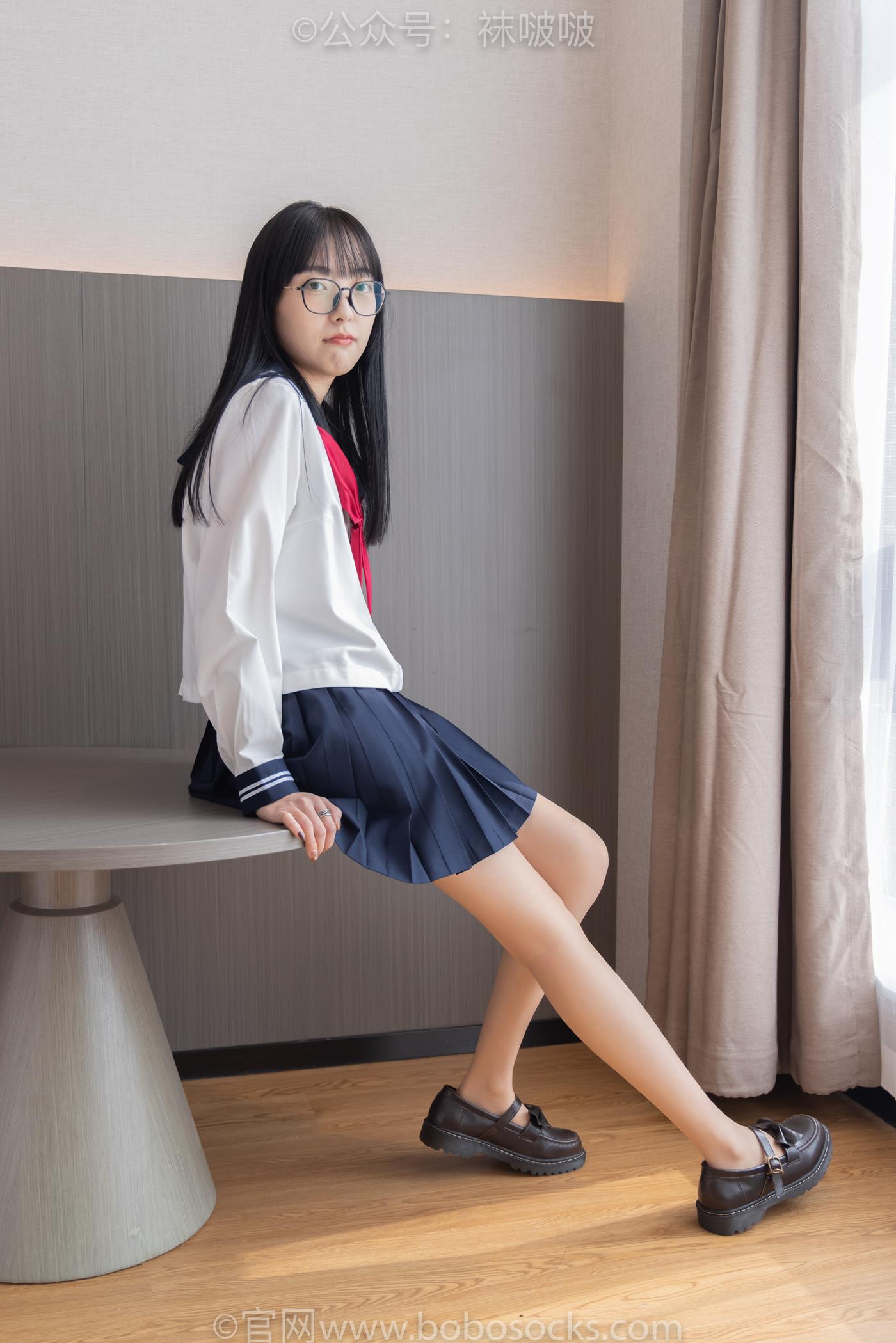 图片[14]-[BoBoSocks袜啵啵]积分限定作品 NO.005 稚予-JK制服、皮鞋、油亮肉丝[133P] – 速更版-美库