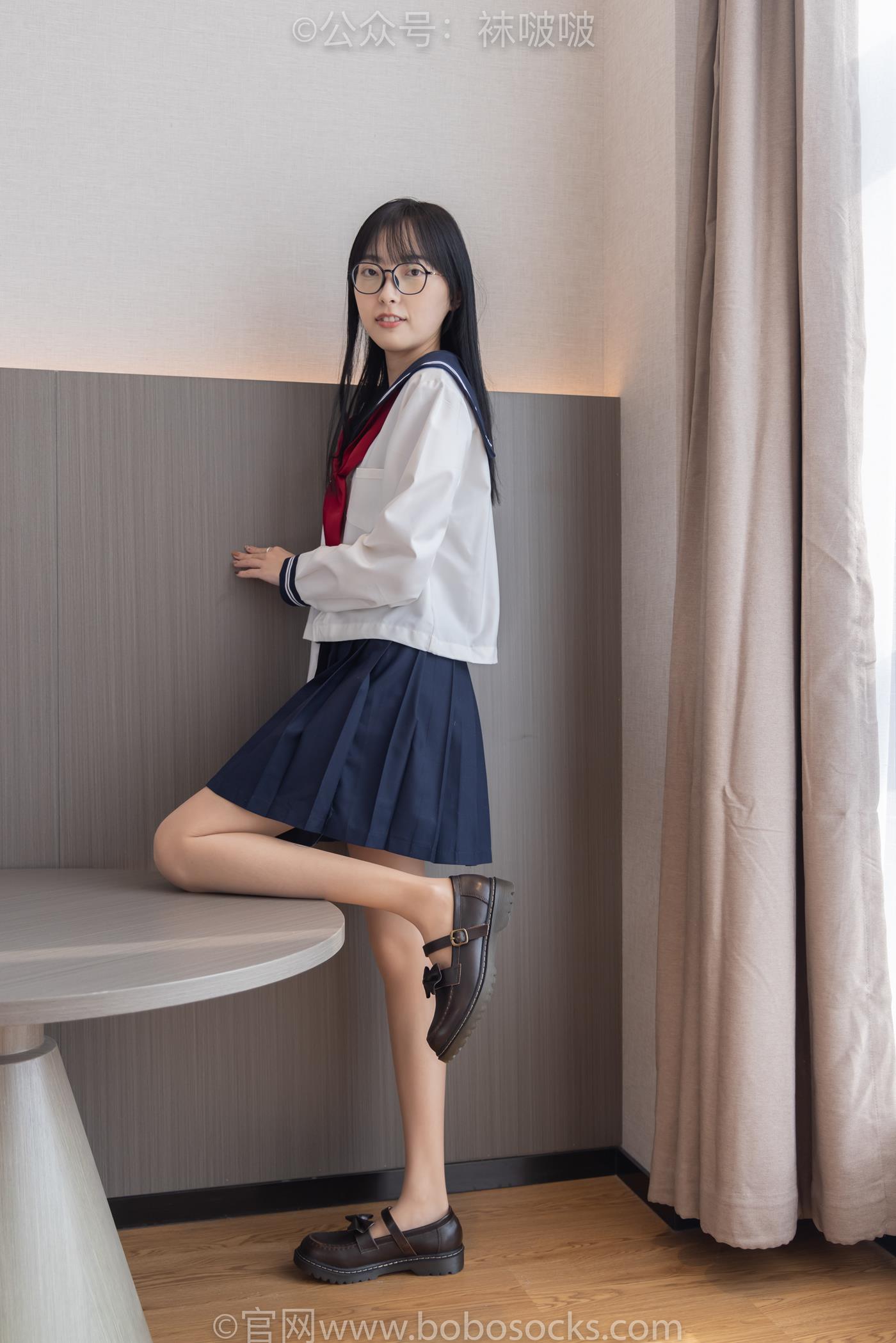 图片[15]-[BoBoSocks袜啵啵]积分限定作品 NO.005 稚予-JK制服、皮鞋、油亮肉丝[133P] – 速更版-美库