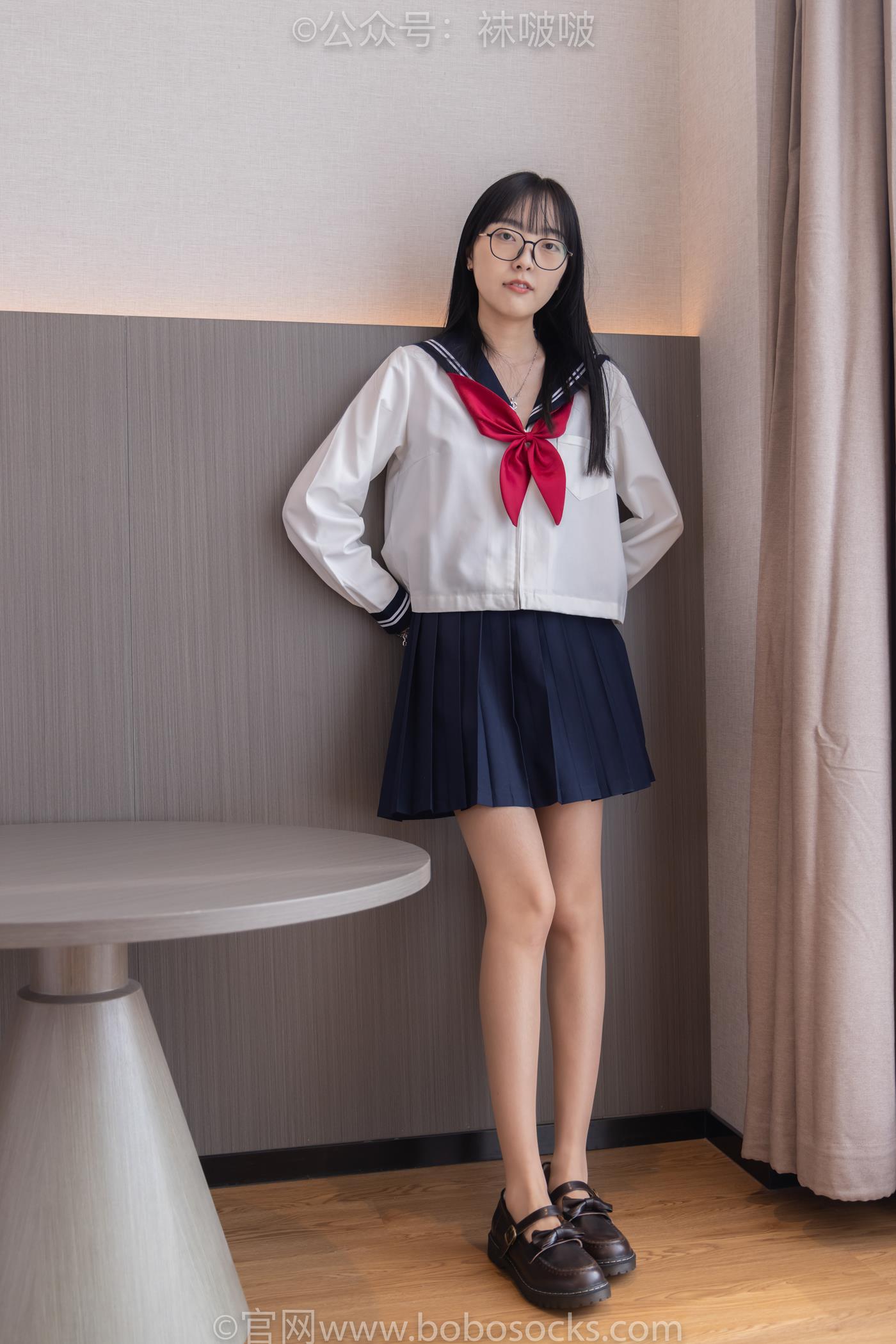 图片[23]-[BoBoSocks袜啵啵]积分限定作品 NO.005 稚予-JK制服、皮鞋、油亮肉丝[133P] – 速更版-美库