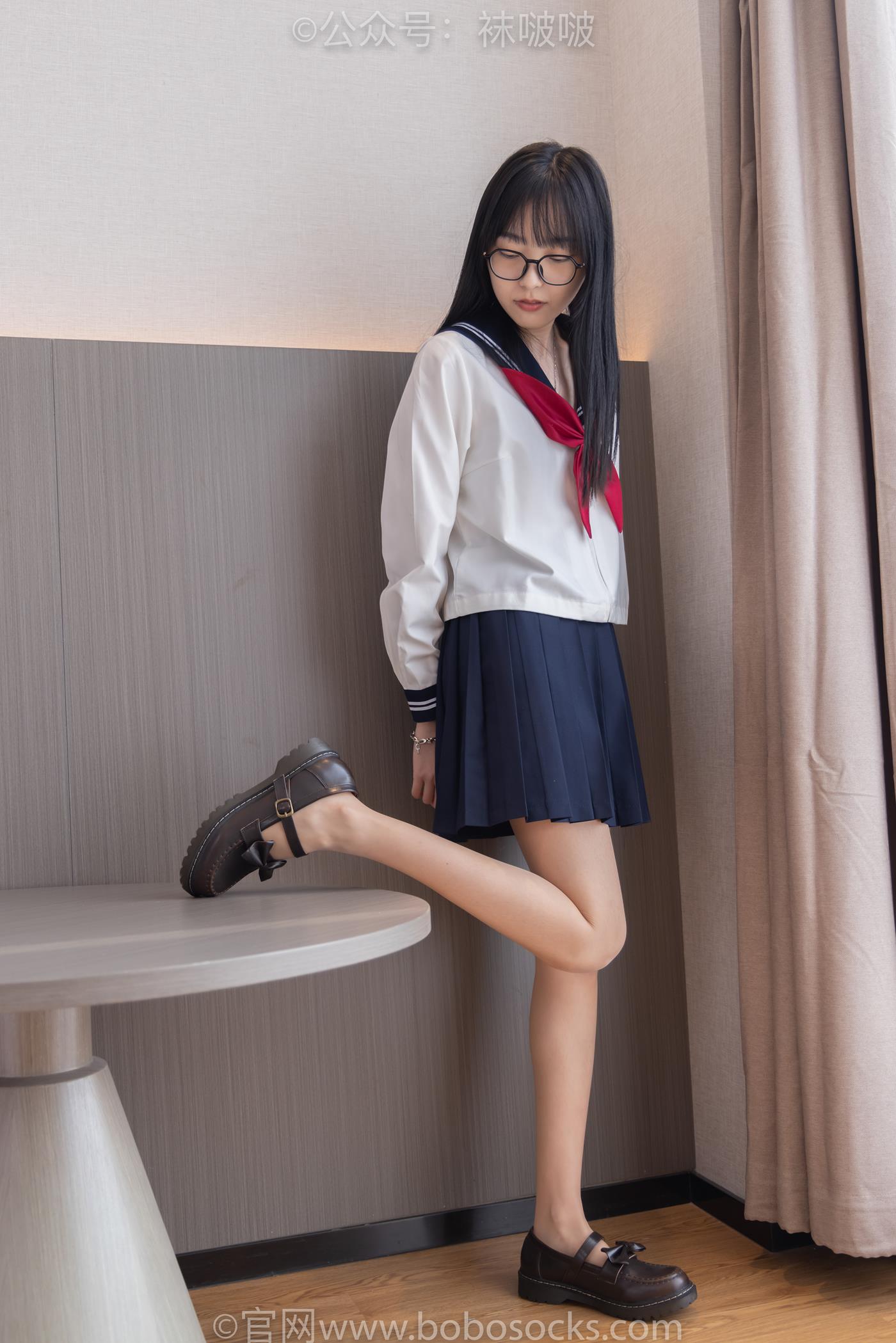 图片[25]-[BoBoSocks袜啵啵]积分限定作品 NO.005 稚予-JK制服、皮鞋、油亮肉丝[133P] – 速更版-美库