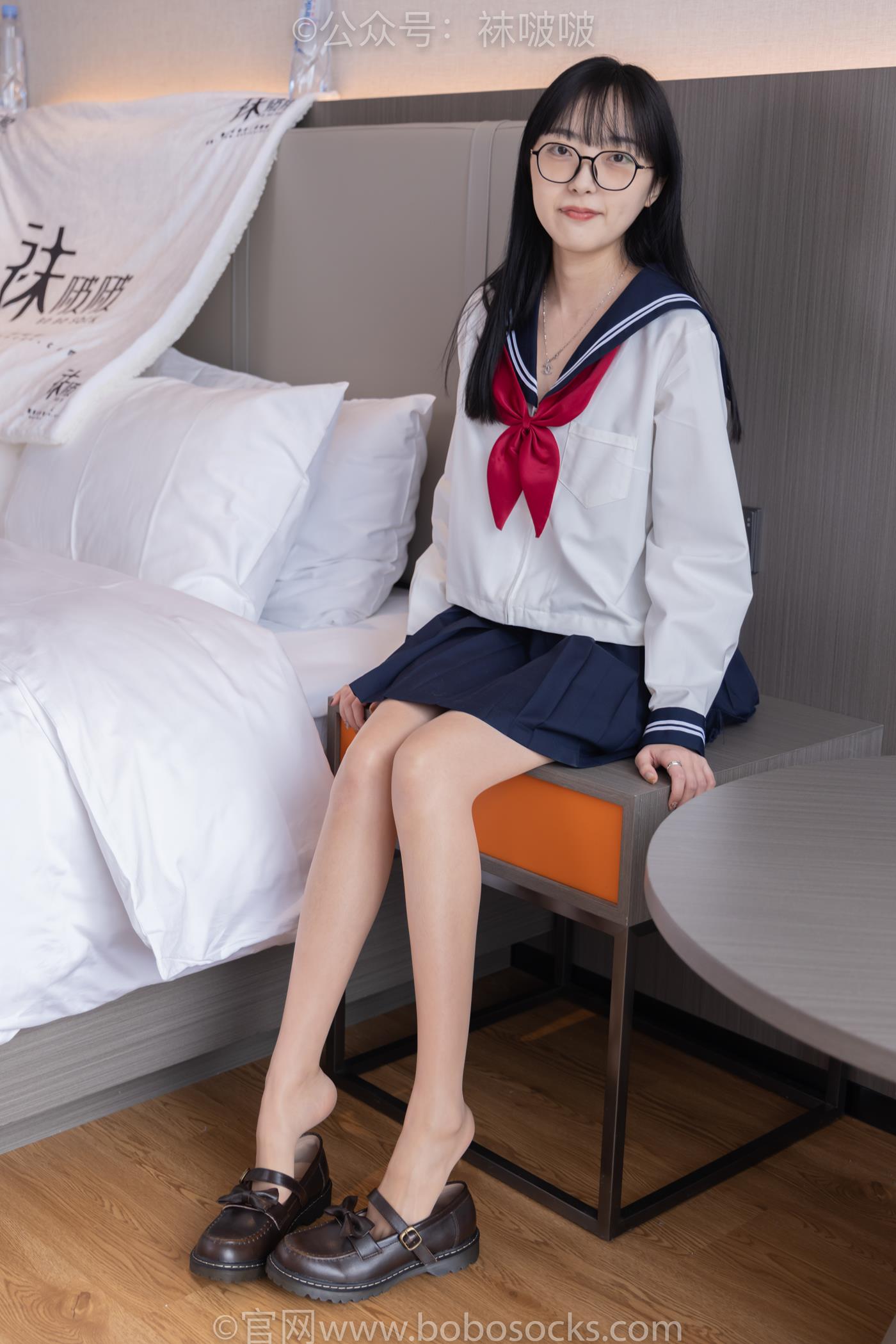 图片[43]-[BoBoSocks袜啵啵]积分限定作品 NO.005 稚予-JK制服、皮鞋、油亮肉丝[133P] – 速更版-美库