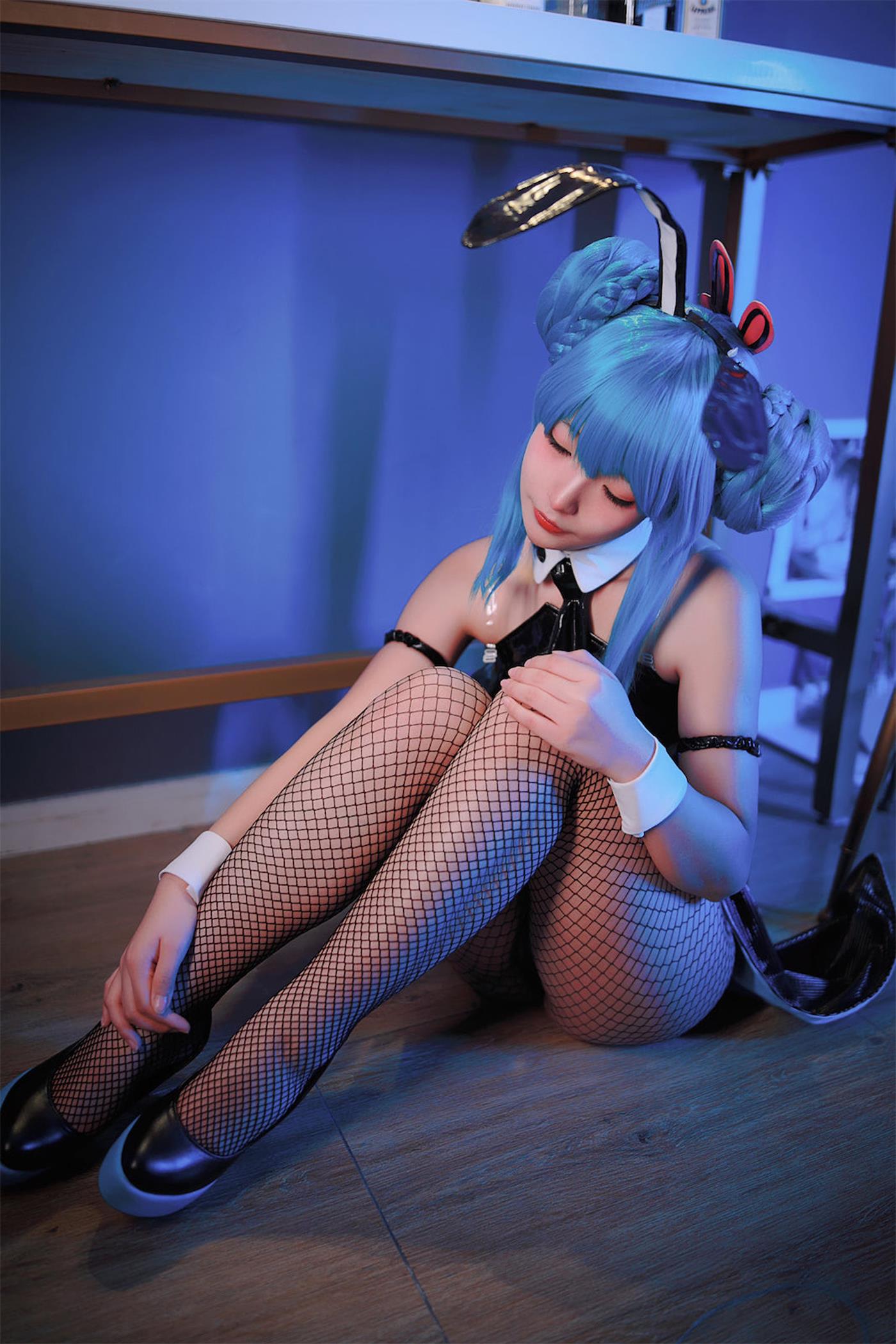 图片[26]-yuuhui玉汇  初音黑兔 [47P] – 速更版-美库