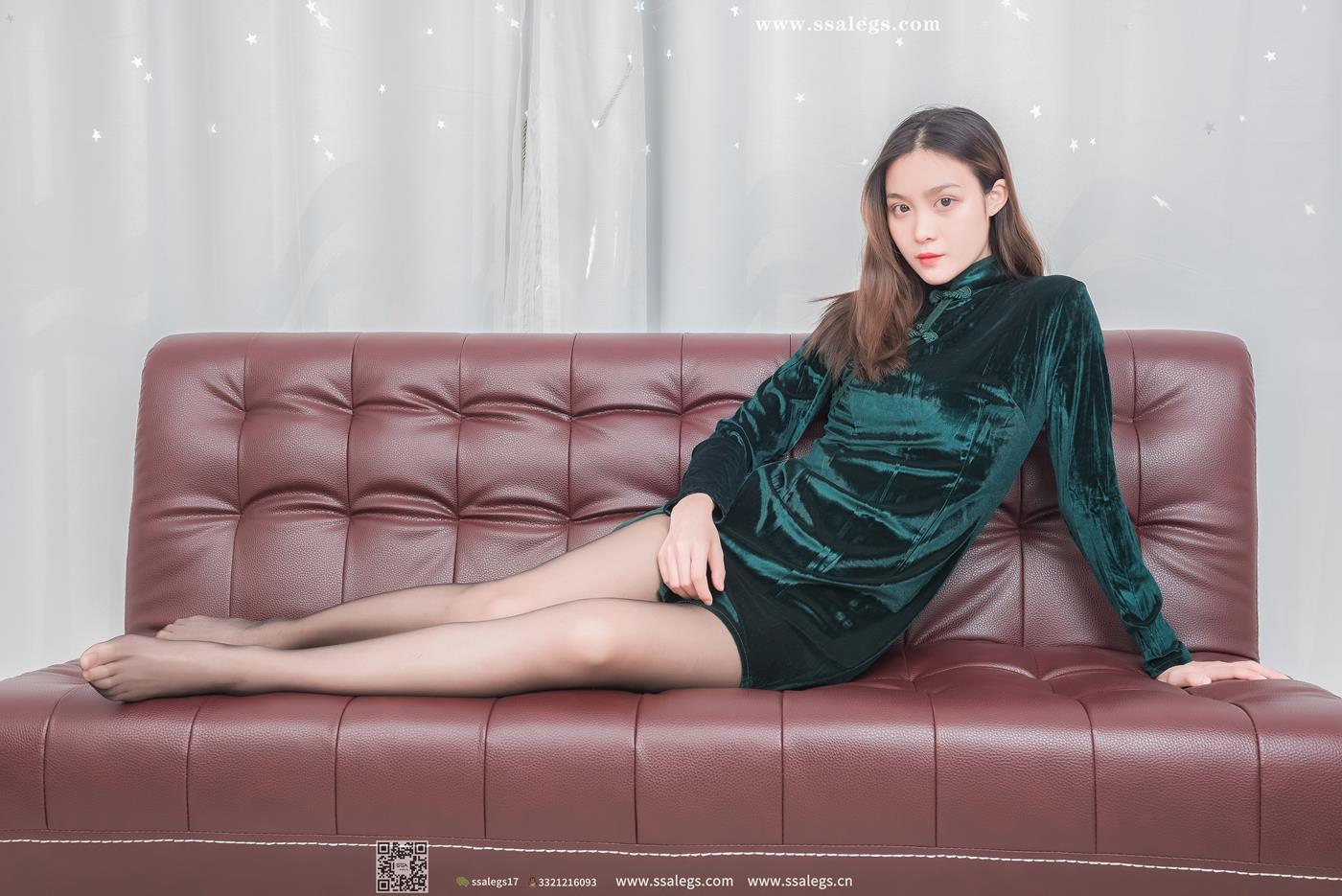 图片[31]-[SSA丝社]超清写真 NO.450 君君 复古的孔雀绿[99P] – 速更版-美库