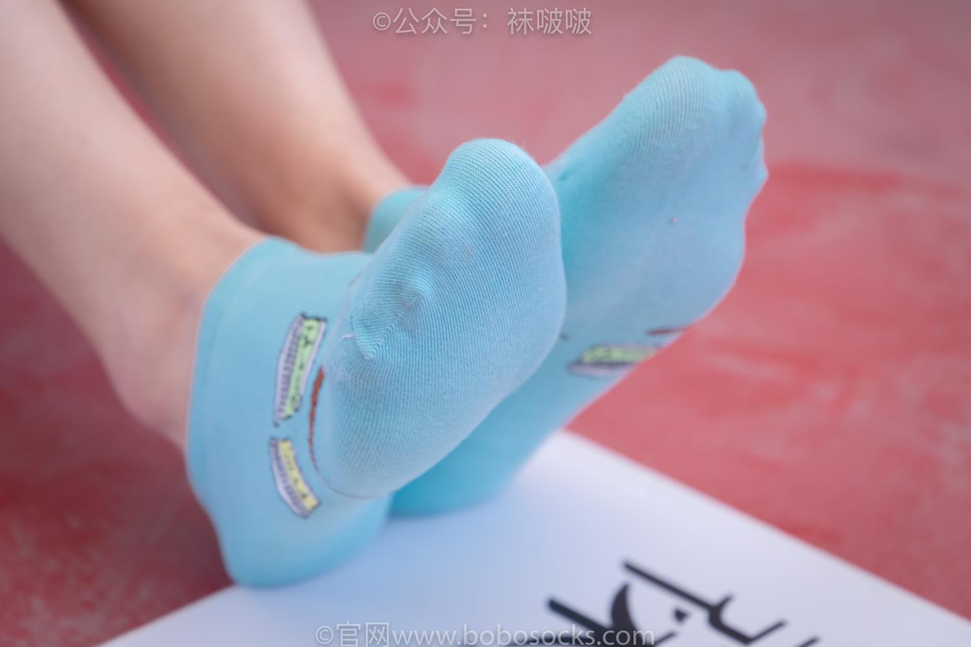 图片[10]-[BoBoSocks袜啵啵]积分限定作品 NO.006 泡芙-板鞋、天蓝色短棉袜、裸足 （1）[68P] – 速更版-美库
