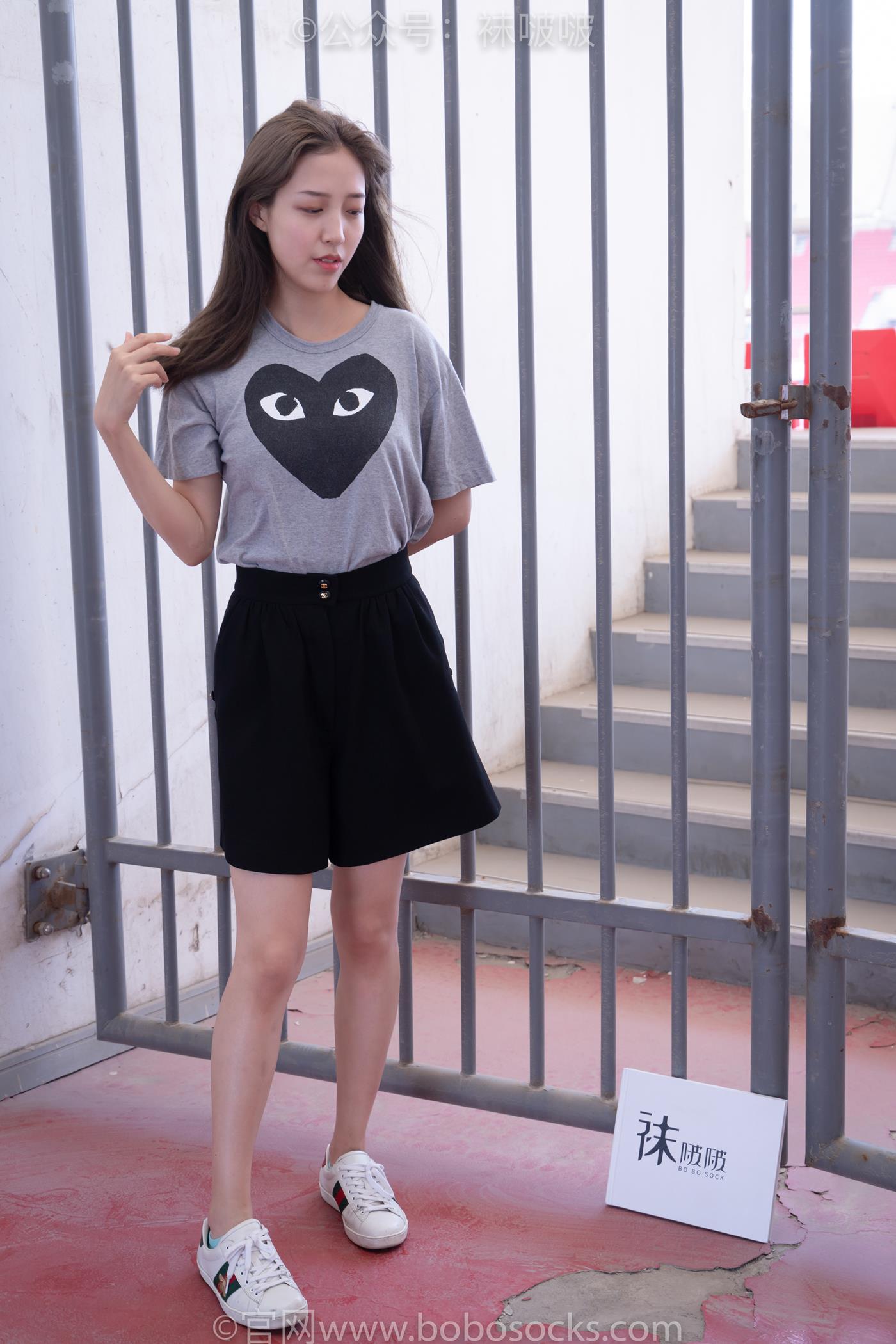 图片[11]-[BoBoSocks袜啵啵]积分限定作品 NO.006 泡芙-板鞋、天蓝色短棉袜、裸足 （1）[68P] – 速更版-美库