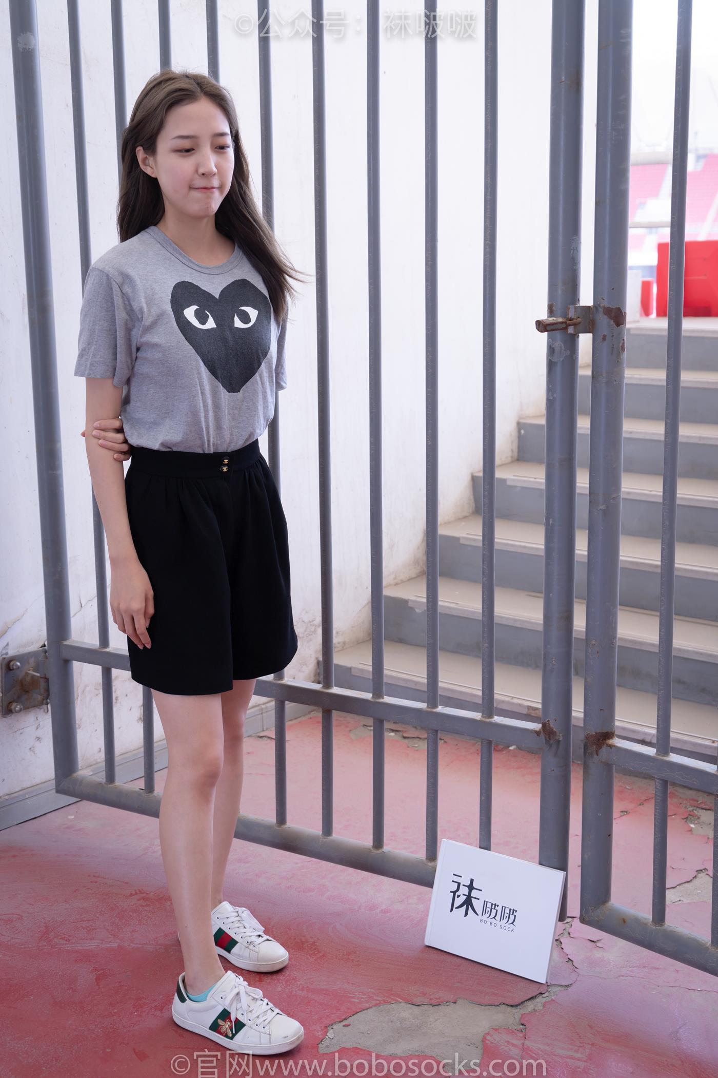 图片[13]-[BoBoSocks袜啵啵]积分限定作品 NO.006 泡芙-板鞋、天蓝色短棉袜、裸足 （1）[68P] – 速更版-美库