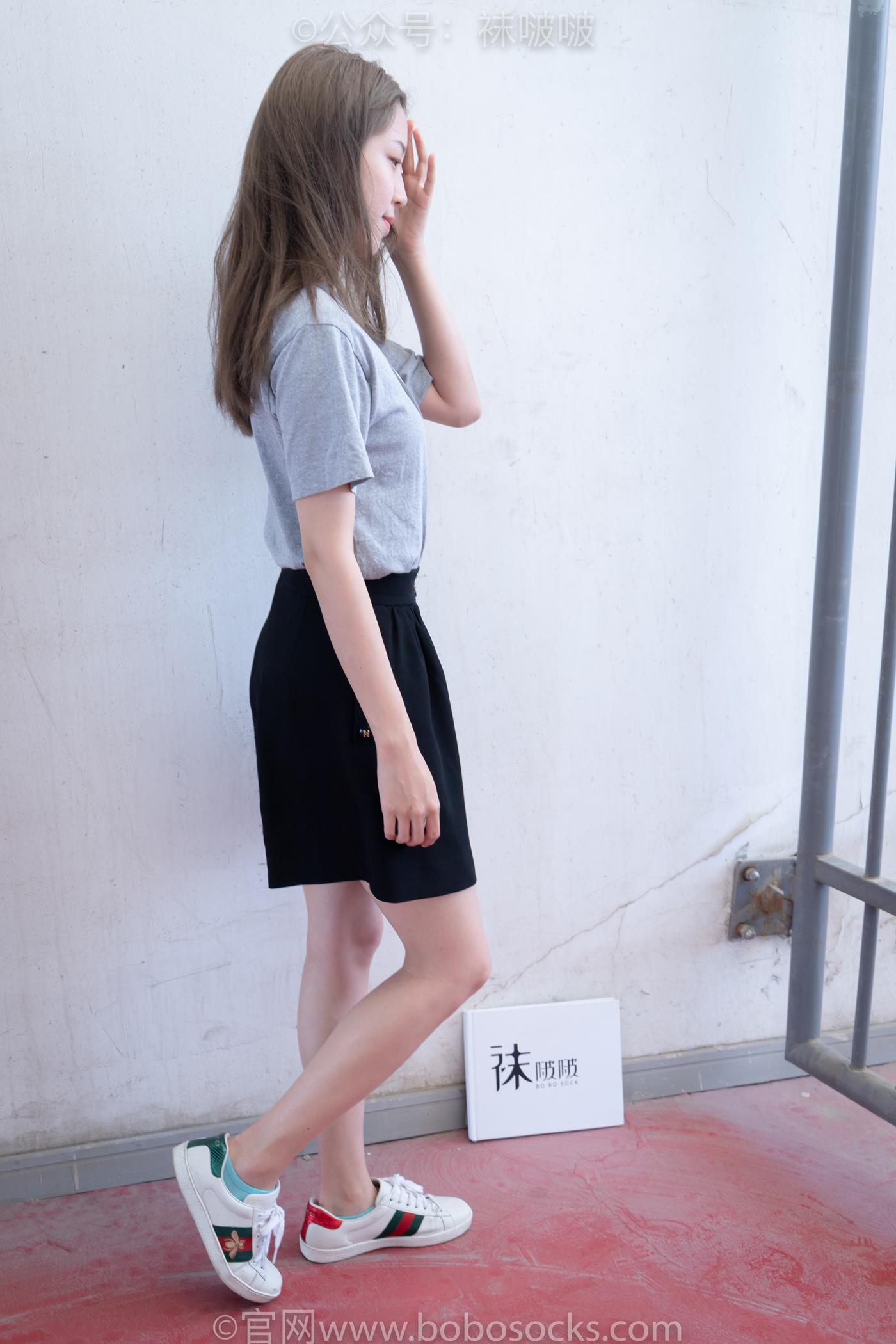 图片[21]-[BoBoSocks袜啵啵]积分限定作品 NO.006 泡芙-板鞋、天蓝色短棉袜、裸足 （1）[68P] – 速更版-美库
