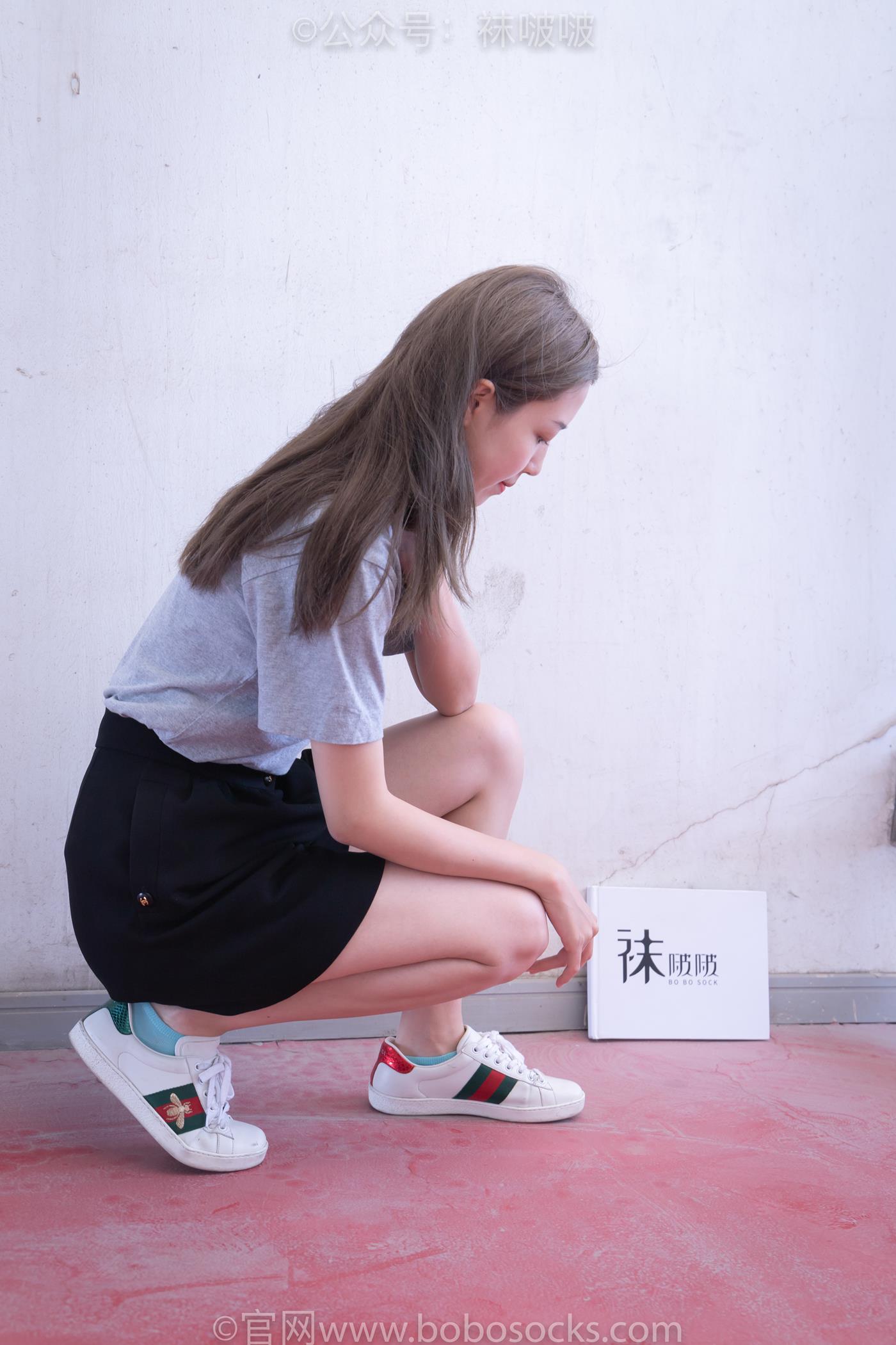 图片[22]-[BoBoSocks袜啵啵]积分限定作品 NO.006 泡芙-板鞋、天蓝色短棉袜、裸足 （1）[68P] – 速更版-美库