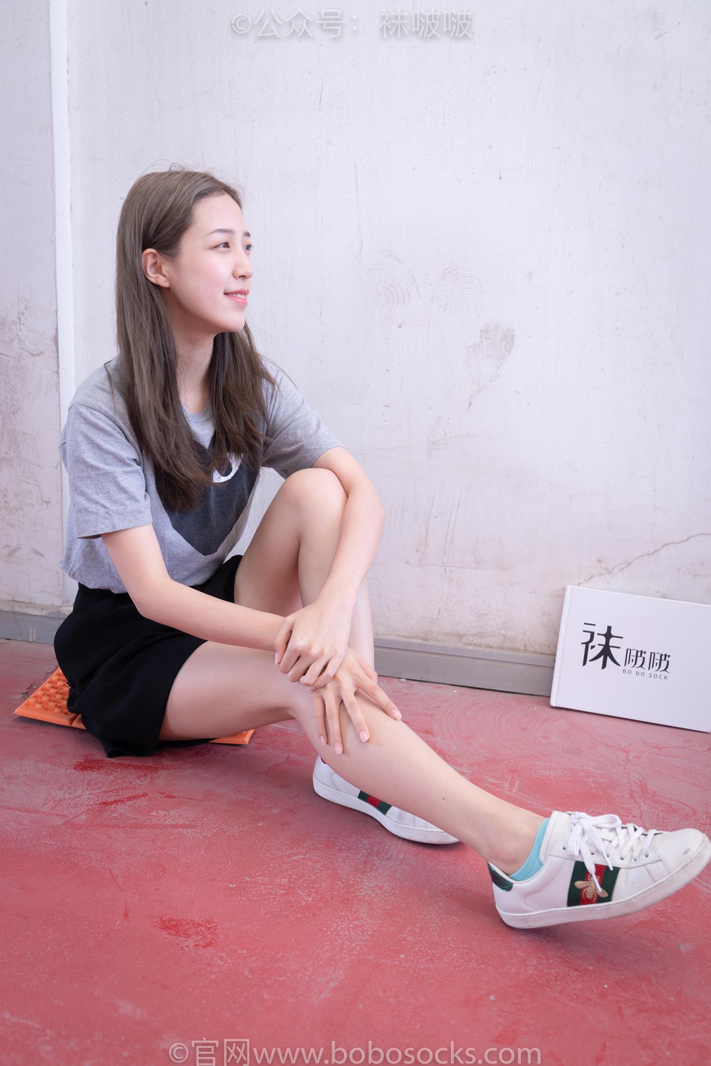 图片[33]-[BoBoSocks袜啵啵]积分限定作品 NO.006 泡芙-板鞋、天蓝色短棉袜、裸足 （1）[68P] – 速更版-美库