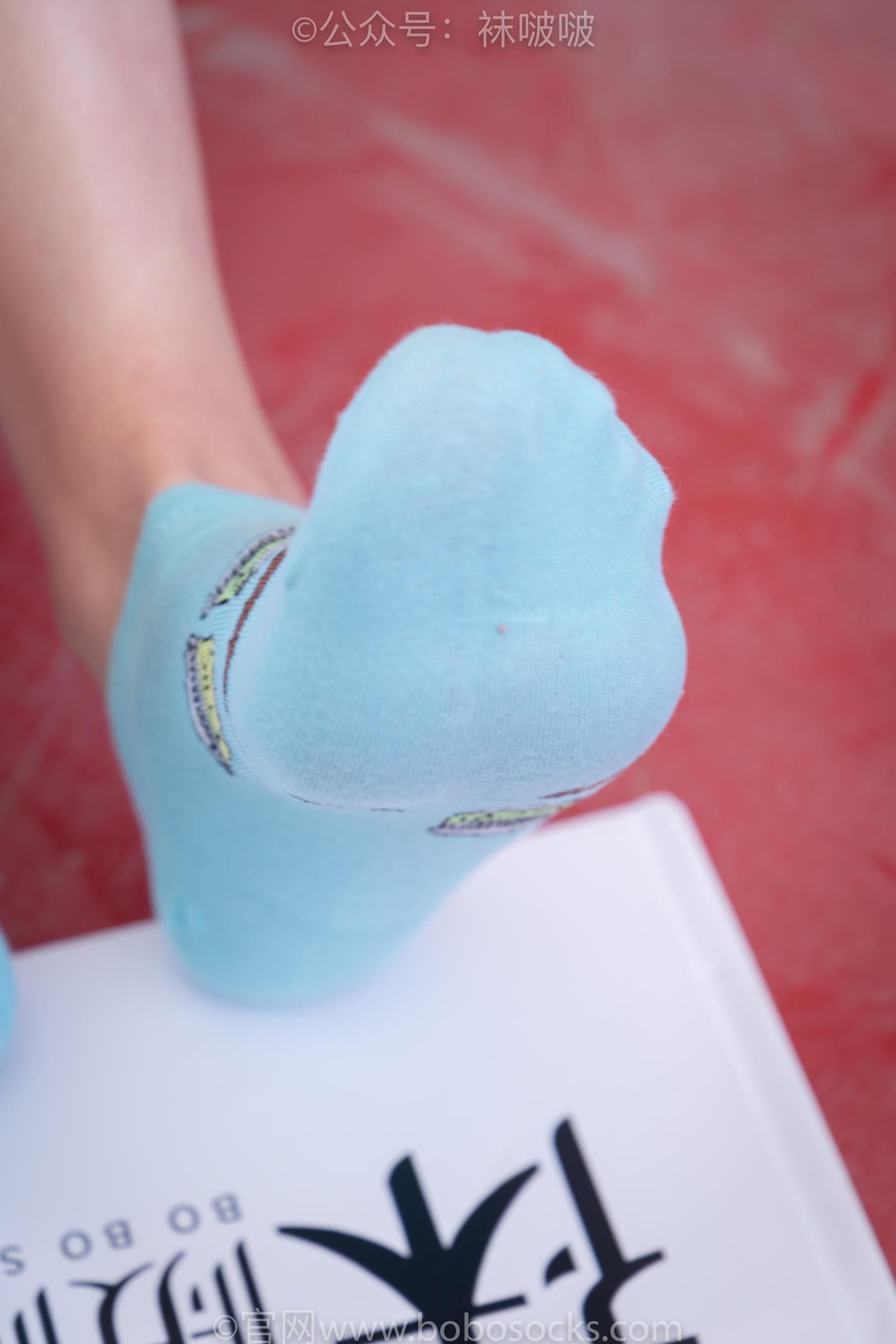 图片[24]-[BoBoSocks袜啵啵]积分限定作品 NO.006 泡芙-板鞋、天蓝色短棉袜、裸足 （2）[70P] – 速更版-美库