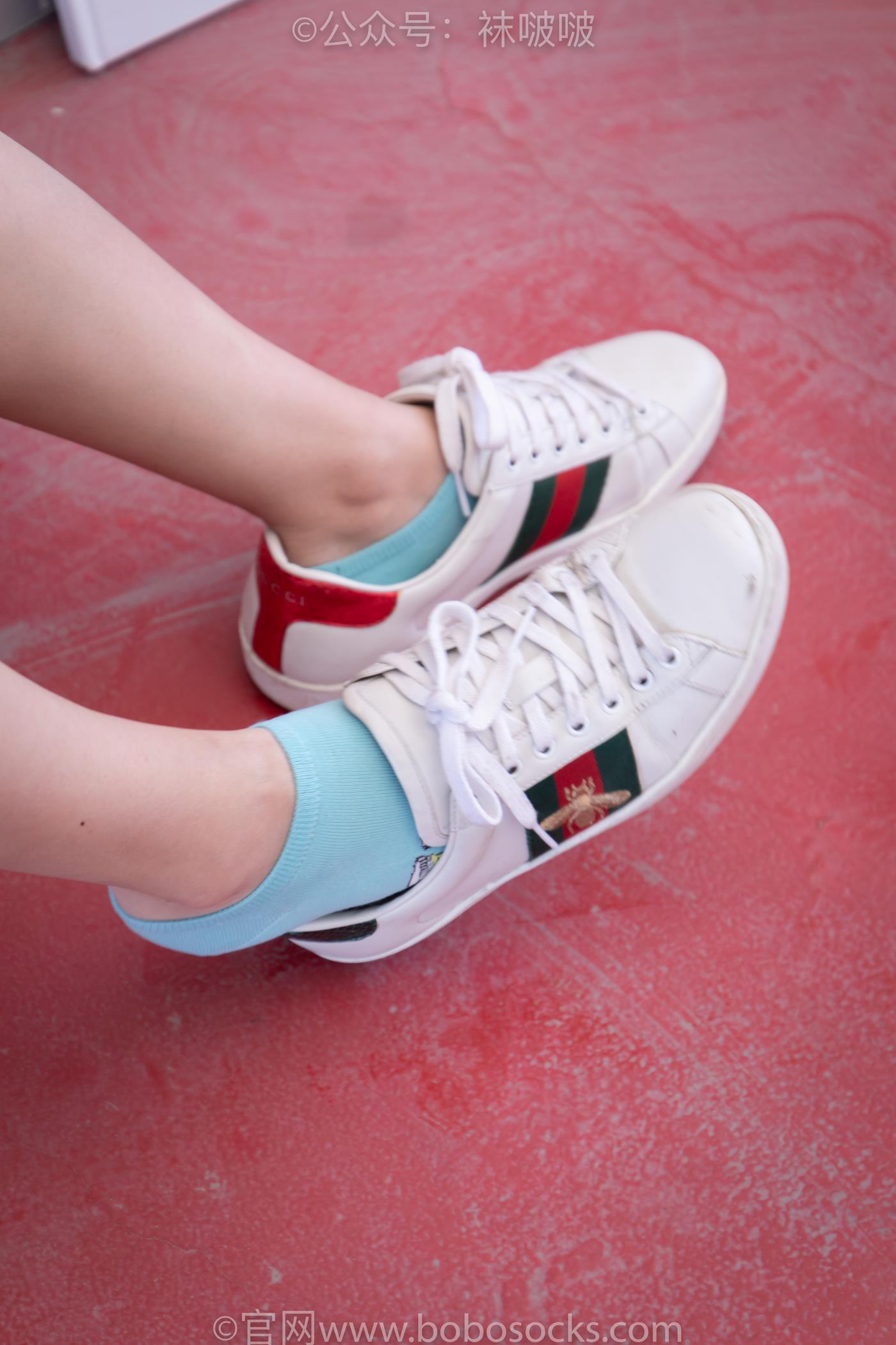 图片[42]-[BoBoSocks袜啵啵]积分限定作品 NO.006 泡芙-板鞋、天蓝色短棉袜、裸足 （1）[68P] – 速更版-美库